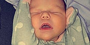 Hadley joined the competition — help win amazing prizes! baby, bed, blanket, clothing, cradle, crib, cushion, face, furniture, hat, head, homedecor, hood, infantbed, newborn, person, photography, portrait, quilt, sleeping