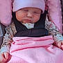 Hadley is registered to the contest to win money with this photo: baby, bed, blanket, bonnet, cap, clothing, coat, crib, cushion, face, furniture, hat, head, homedecor, jacket, newborn, person, photography, portrait, sleeping