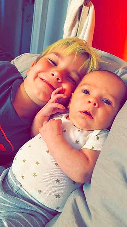 Blaize is registered to the contest to win money with this photo: baby, bedtime, birth, cheek, child, daughter, happy, hug, mother, nose, person, product, skin, sleep, smile, toddler