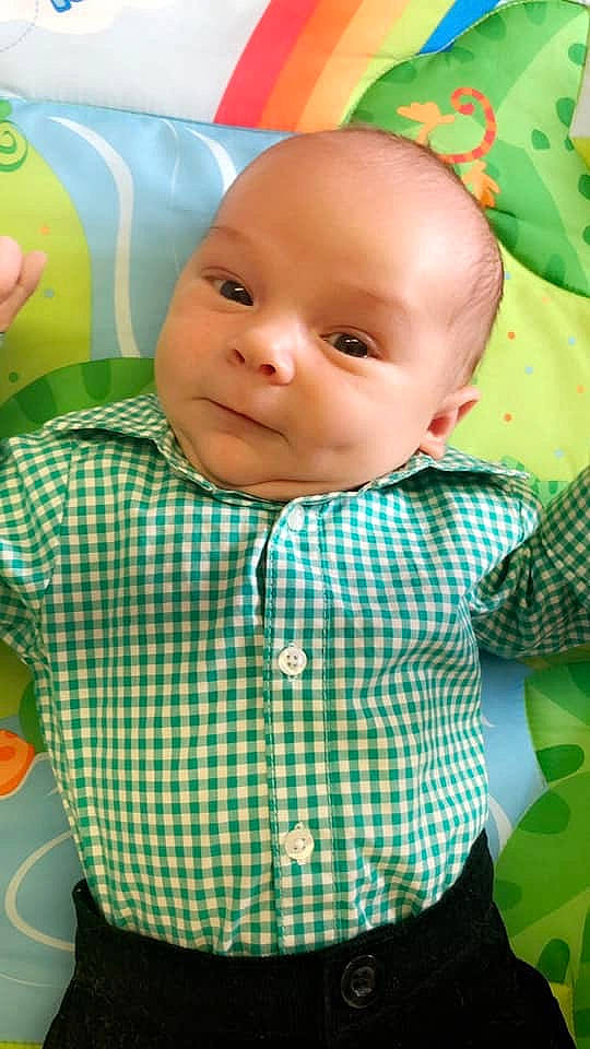 Blaize joined the competition — help win amazing prizes! baby, baby_products, baby_toddler_clothing, cheek, child, green, head, pattern, person, product, skin, toddler