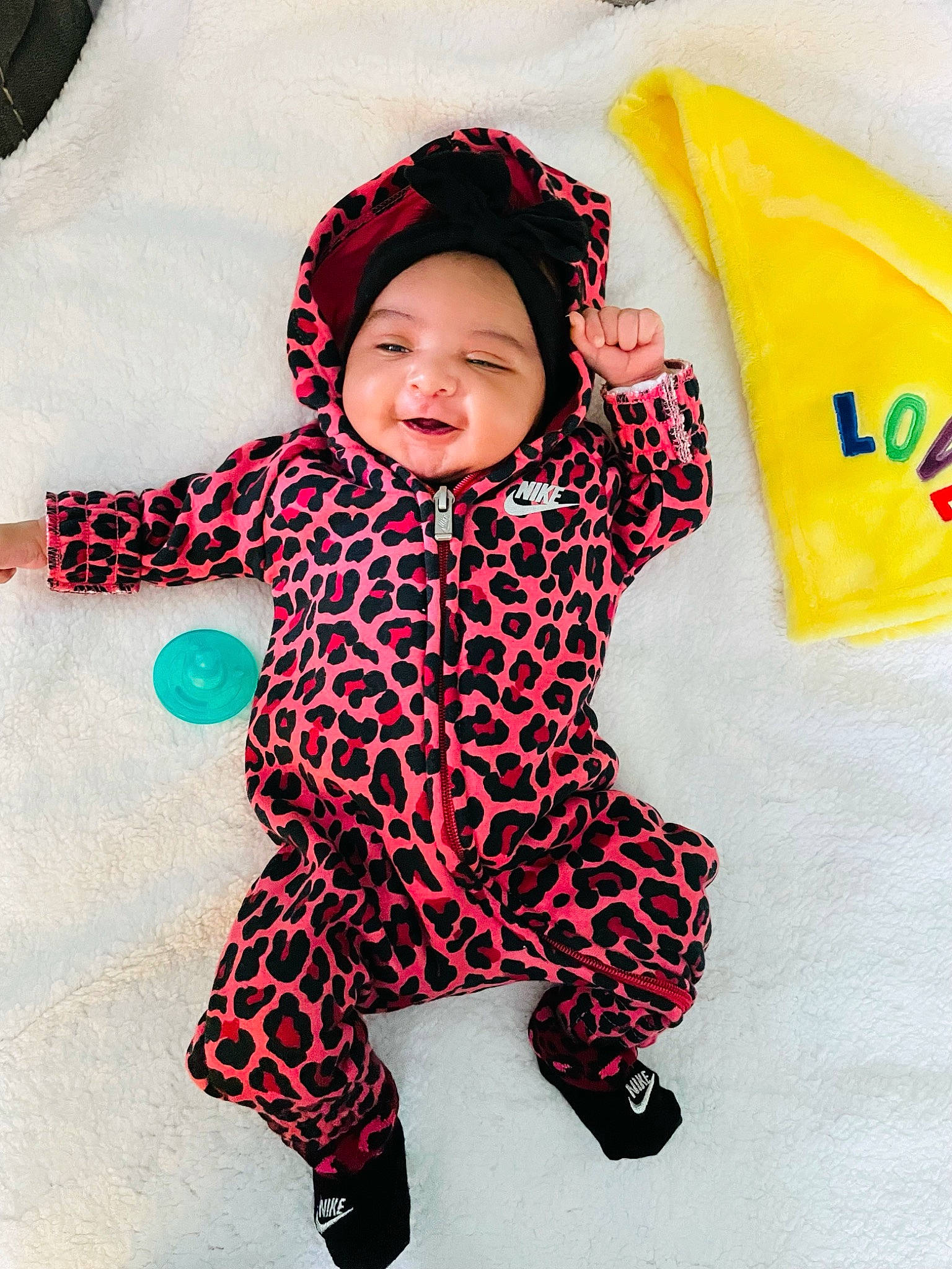 Kamilla joined the competition — help win amazing prizes! baby, baby_toddler_clothing, cheek, child, cool, eye, facial_expression, fun, happy, headgear, headwear, outerwear, pattern, person, pink, product, purple, skin, sleeve, smile