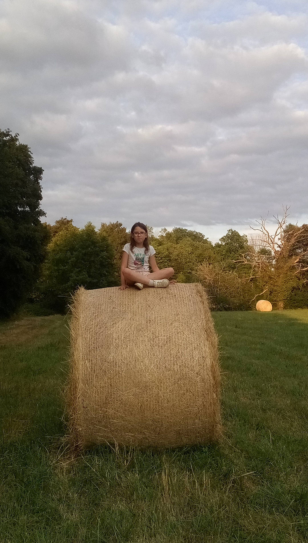 Louane participe au concours pour gagner de l'argent avec cette photo : agriculture, cloud, event, field, flash_photography, grass, grassland, happy, human_leg, landscape, lawn, meadow, people_in_nature, person, plain, plant, prairie, sky, sunlight, tree
