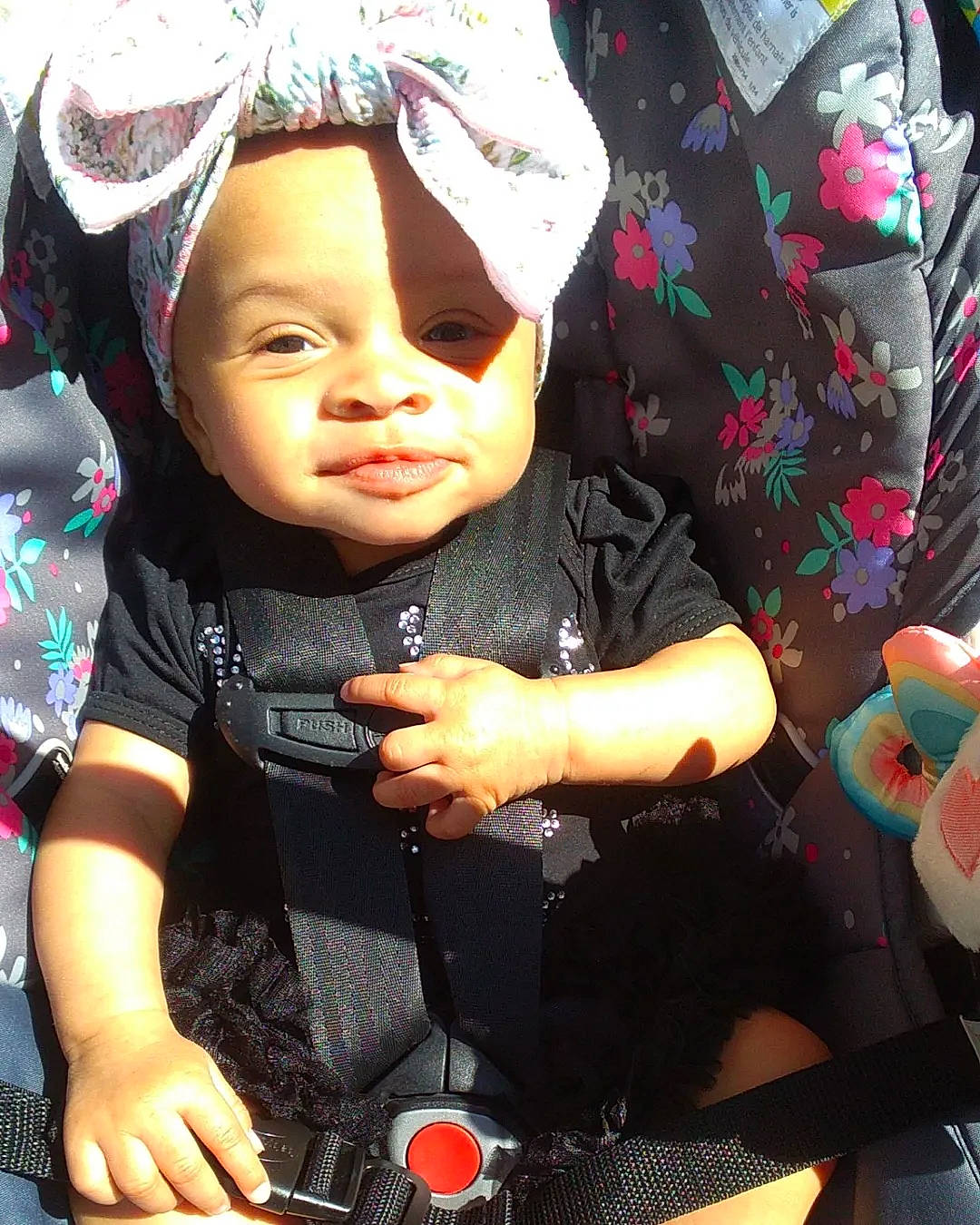 Zyra joined the competition — help win amazing prizes! arm, baby, baby_carriage, baby_products, baby_toddler_clothing, cap, car_seat, cheek, child, cool, eye, gesture, happy, nail, person, sitting, sleeve, smile, t_shirt, thumb