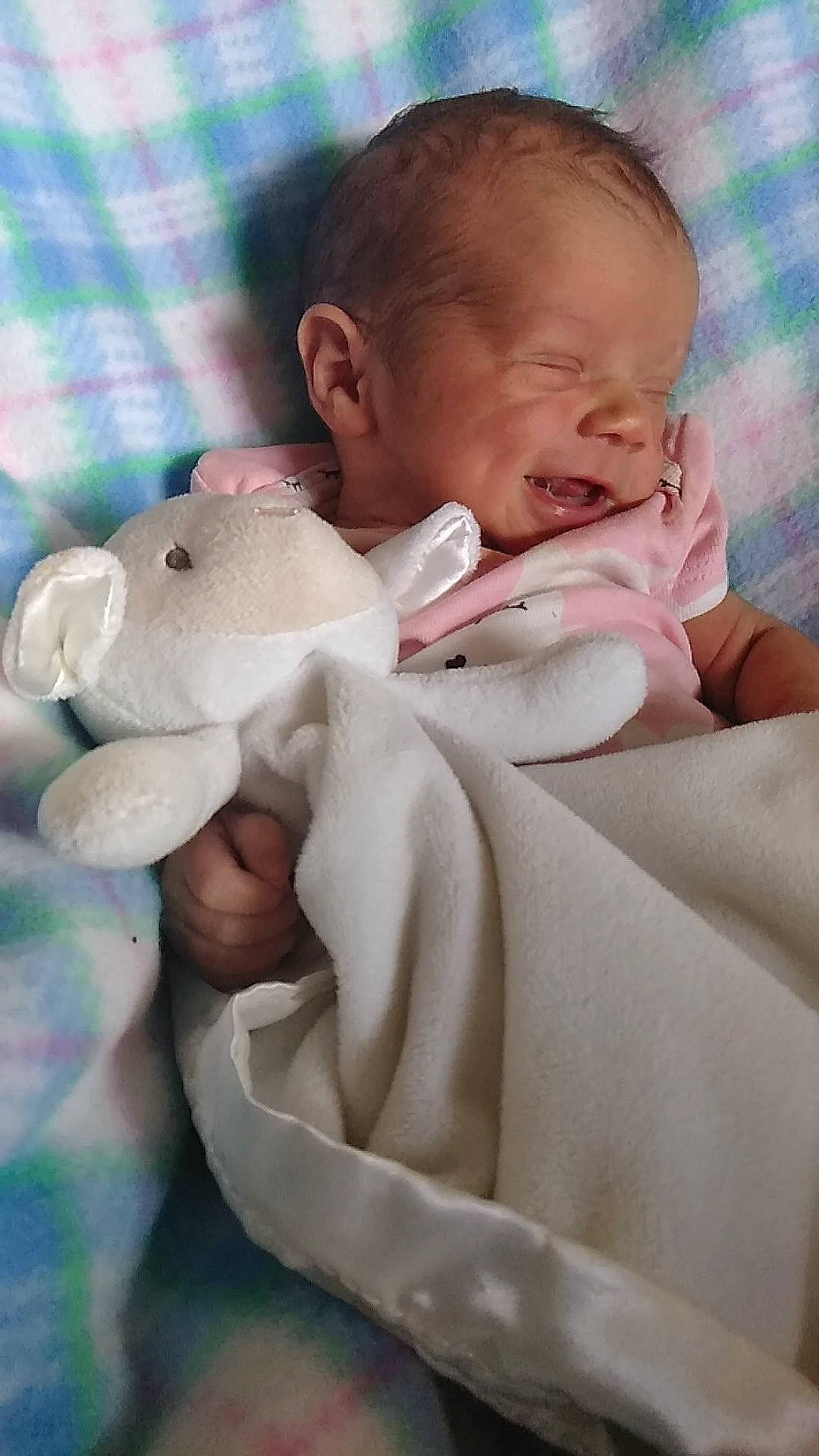 Faya is registered to the contest to win money with this photo: bedtime, child, ear, human, infant, nap, nose, person, pink, product, skin, sleep, smile, textile, toddler