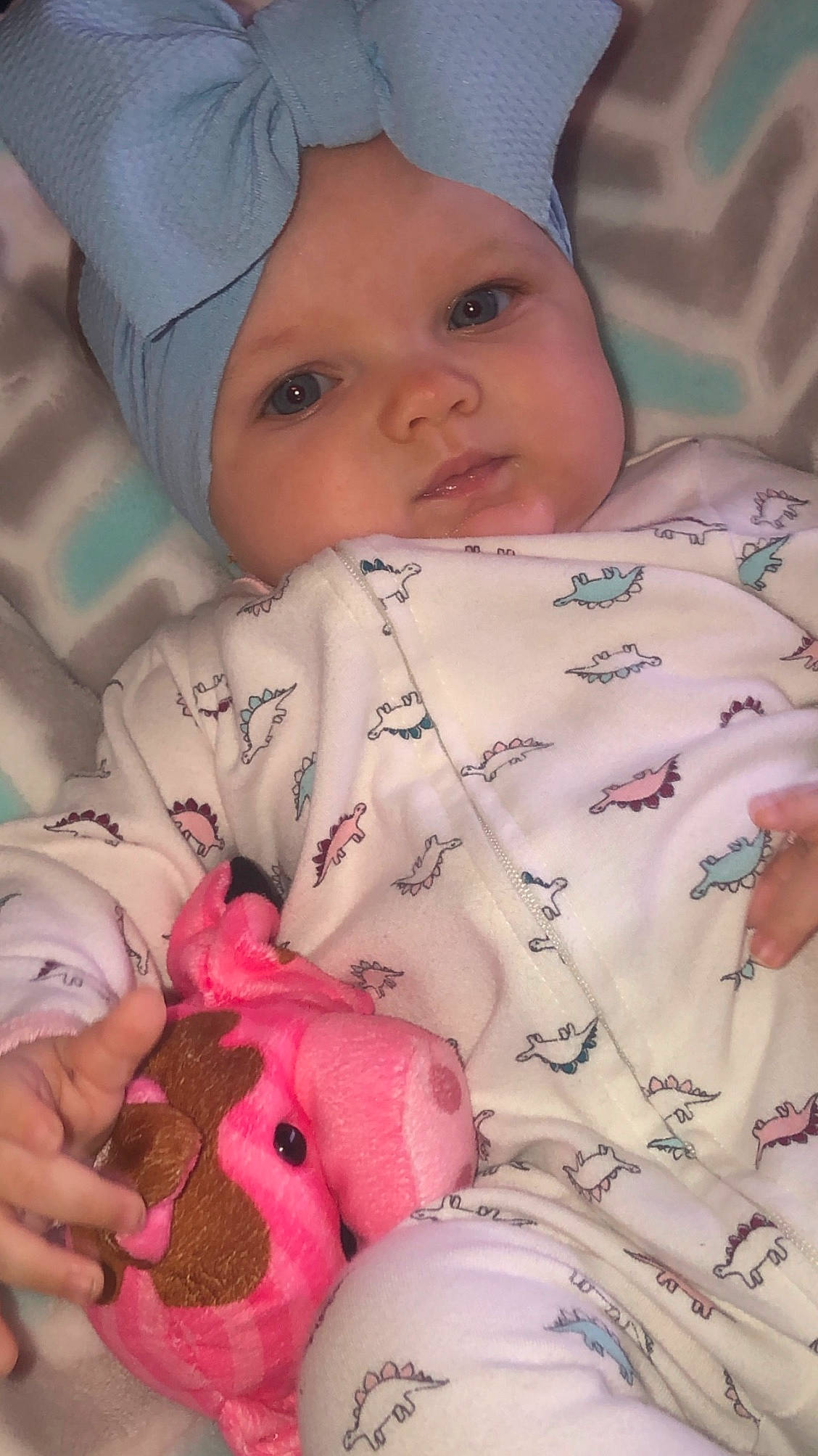 Kilani is registered to the contest to win money with this photo: baby, bedtime, birth, cheek, child, headwear, nap, person, pink, skin, sleep, toddler