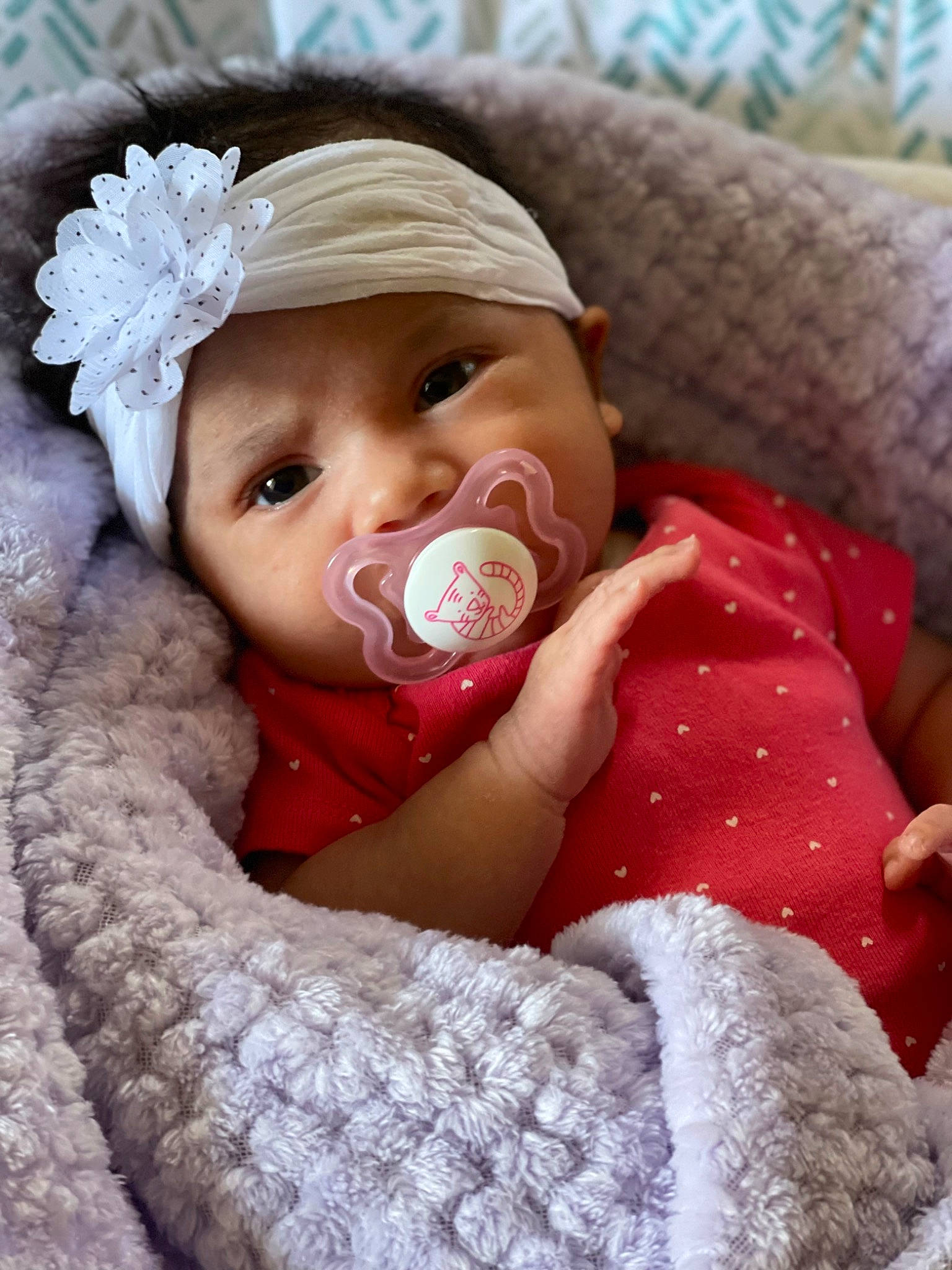 Kapri Mozes joined the competition — help win amazing prizes! baby, baby_toddler_clothing, cap, cheek, chin, comfort, eye, face, head, headgear, headwear, iris, lip, mouth, nose, person, pink, skin, sleeve, textile