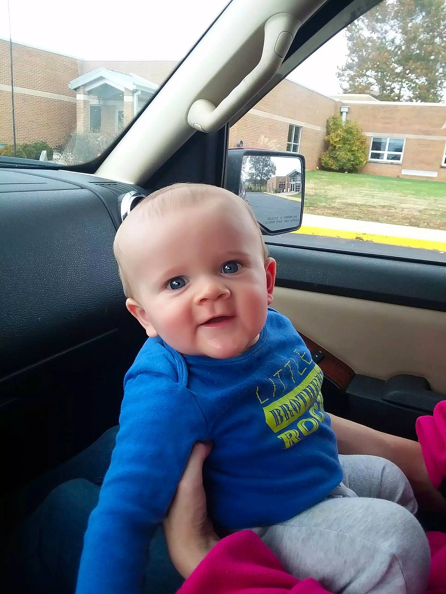 Brysen joined the competition — help win amazing prizes! baby_products, car, car_seat, cheek, child, cool, day, ear, eye, family_car, fun, infant, person, product, sitting, skin, smile, toddler, vehicle_door