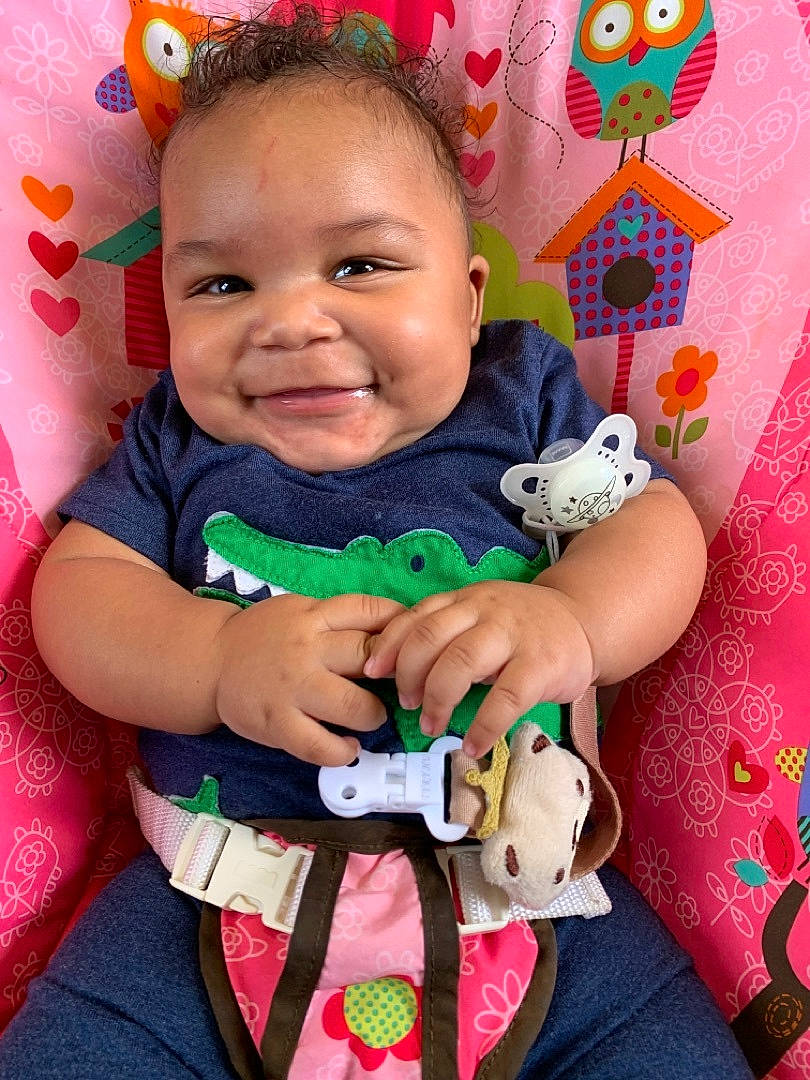 Kingston joined the competition — help win amazing prizes! baby, baby_products, baby_toddler_clothing, beauty, cheek, child, fun, happy, head, joy, linens, magenta, pattern, person, pink, play, sitting, skin, sleeve, smile