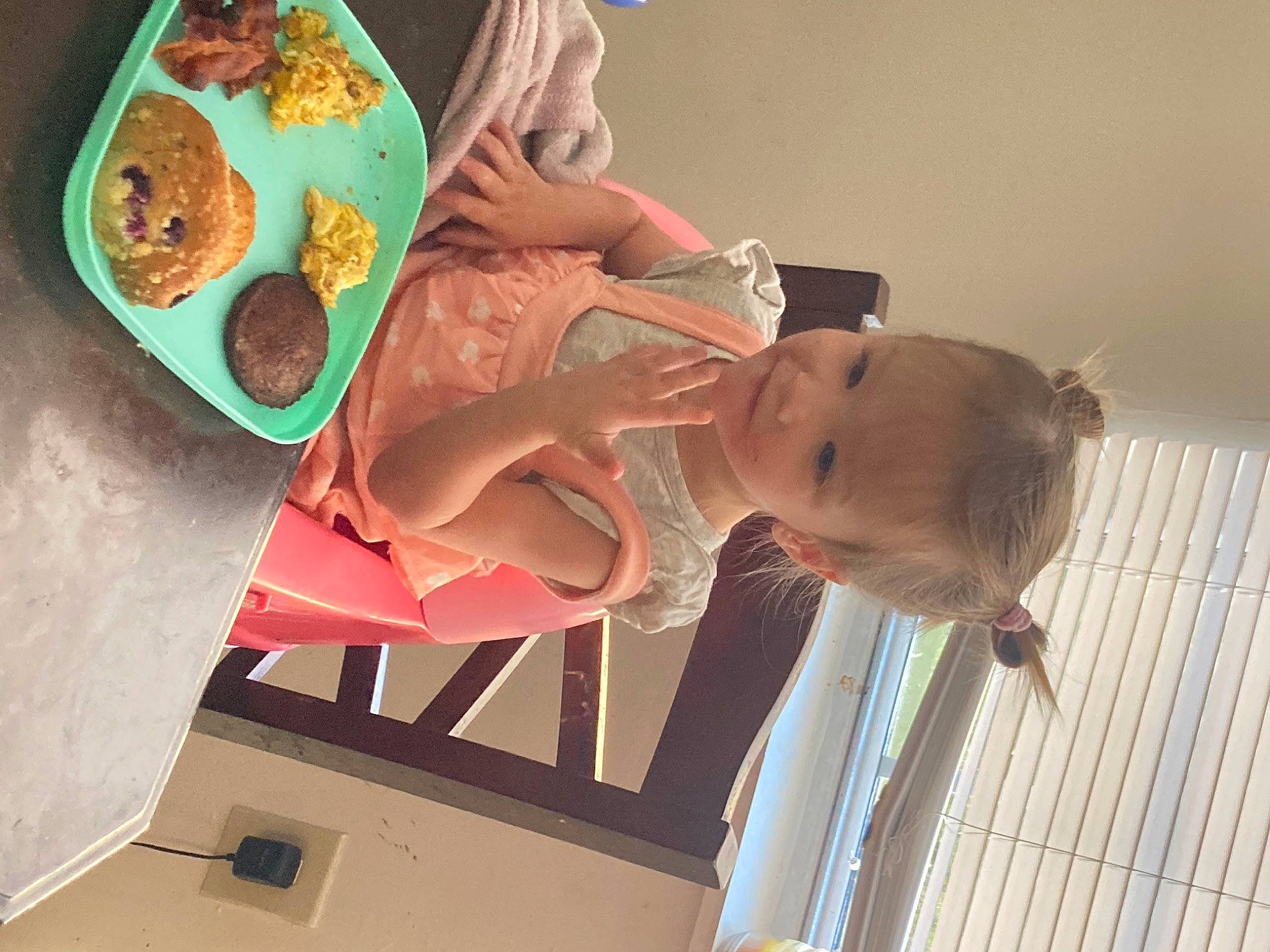 Azariah is registered to the contest to win money with this photo: art, baby, bowl, child, comfort_food, cooking, cuisine, dish, dishware, dress, eyewear, food, ingredient, orange, person, plate, recipe, room, tableware, toddler