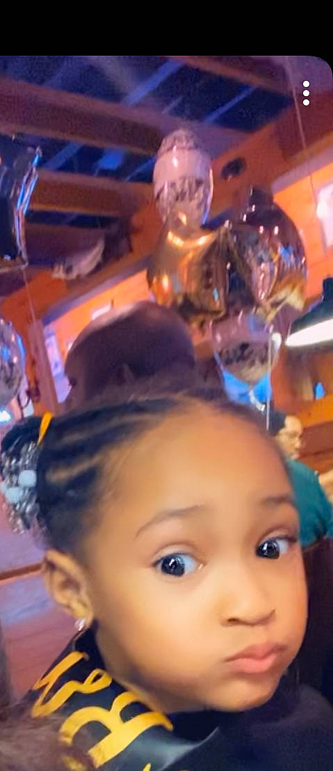 Aalaiyah joined the competition — help win amazing prizes! black_hair, blurred, cheek, child, cool, ear, eyebrow, face, forehead, fun, hair, hairstyle, head, person, photography, selfie, smile, toddler