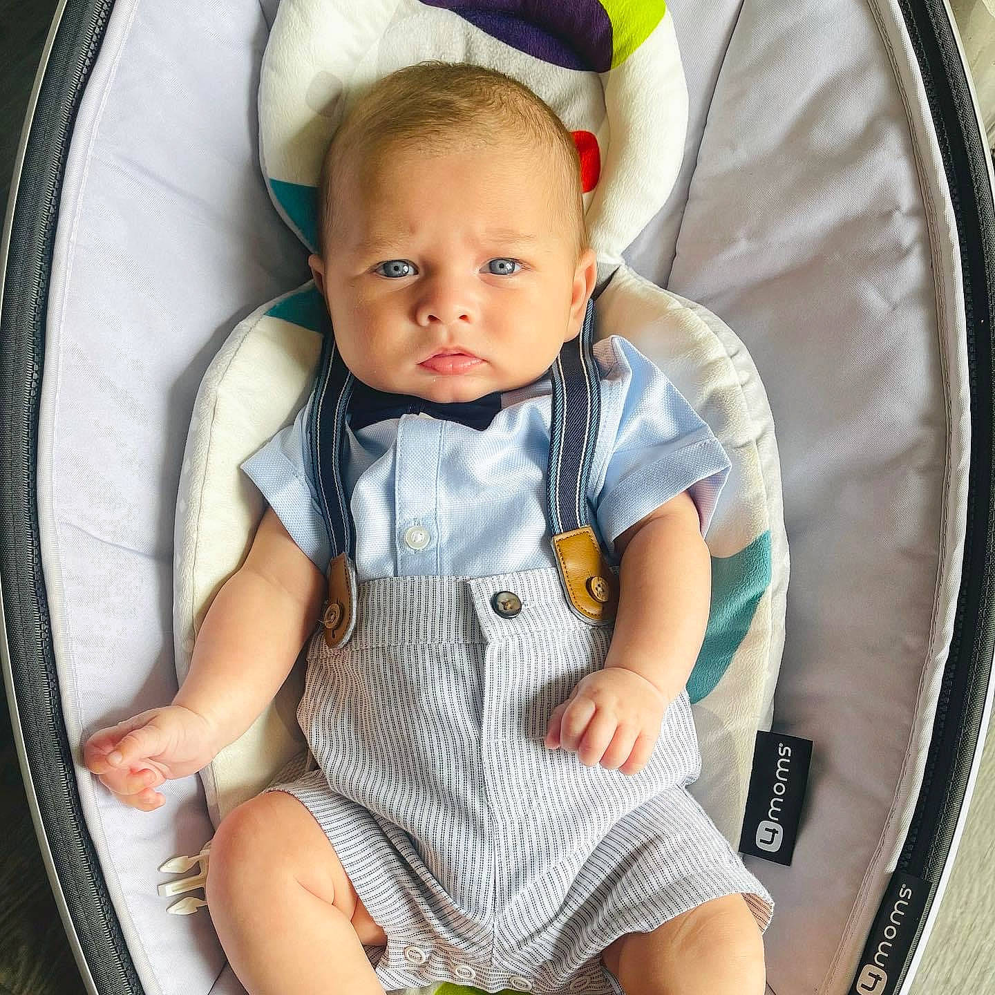 Bobbie joined the competition — help win amazing prizes! auto_part, automotive_tire, baby, baby_carriage, baby_products, baby_safety, baby_toddler_clothing, car_seat, chair, child, circle, comfort, organ, pattern, person, product, sitting, sleeve, toddler, wheel