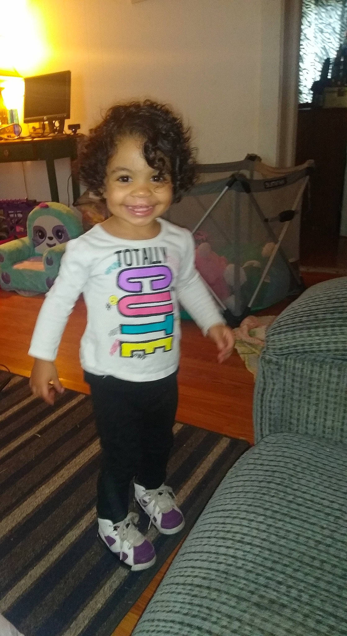 Tahiry joined the competition — help win amazing prizes! child, joint, joy, leg, person, shoe, shoulder, smile, standing, t_shirt, toddler