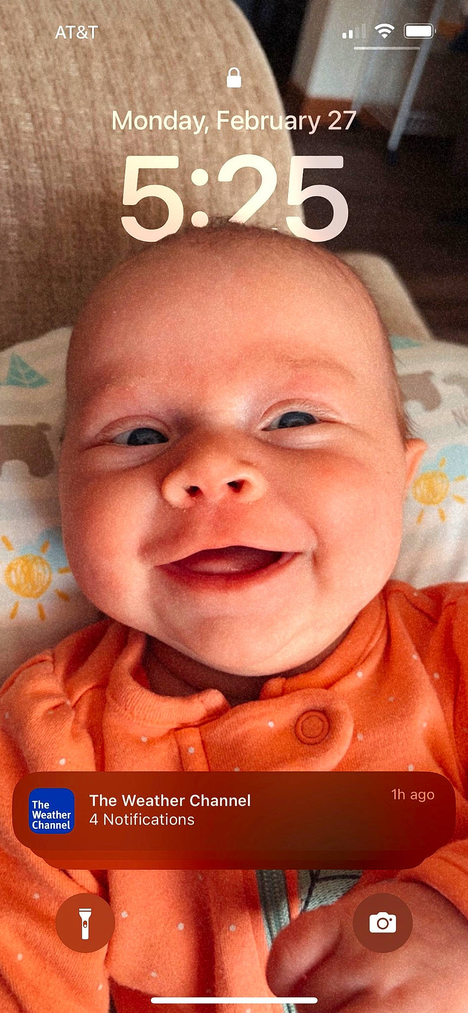 Caroline is registered to the contest to win money with this photo: baby, baby_laughing, baby_toddler_clothing, cheek, child, eyelash, forehead, happy, head, humour, iris, joy, laugh, lip, mouth, nose, person, pink, skin, smile