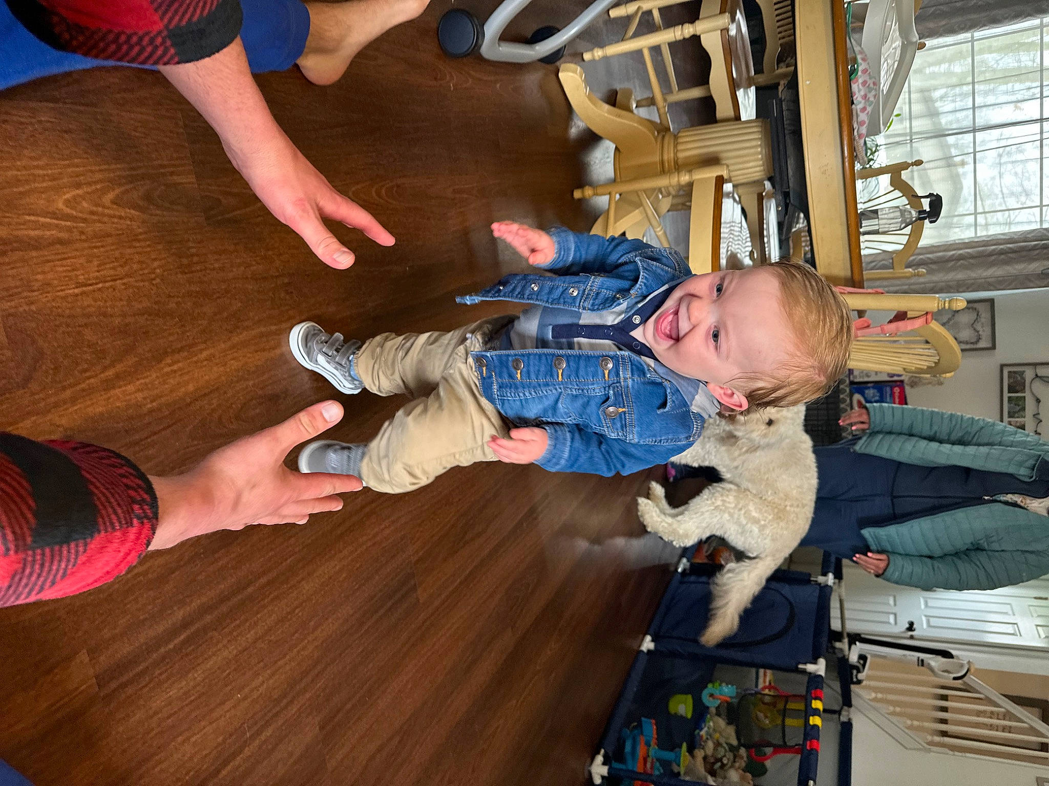 Bodhi is registered to the contest to win money with this photo: child, comfort, flooring, foot, fun, hardwood, human_leg, leisure, person, shoe, sitting, sneakers, sock, thigh, thumb, toddler, varnish, window, wood, wood_flooring