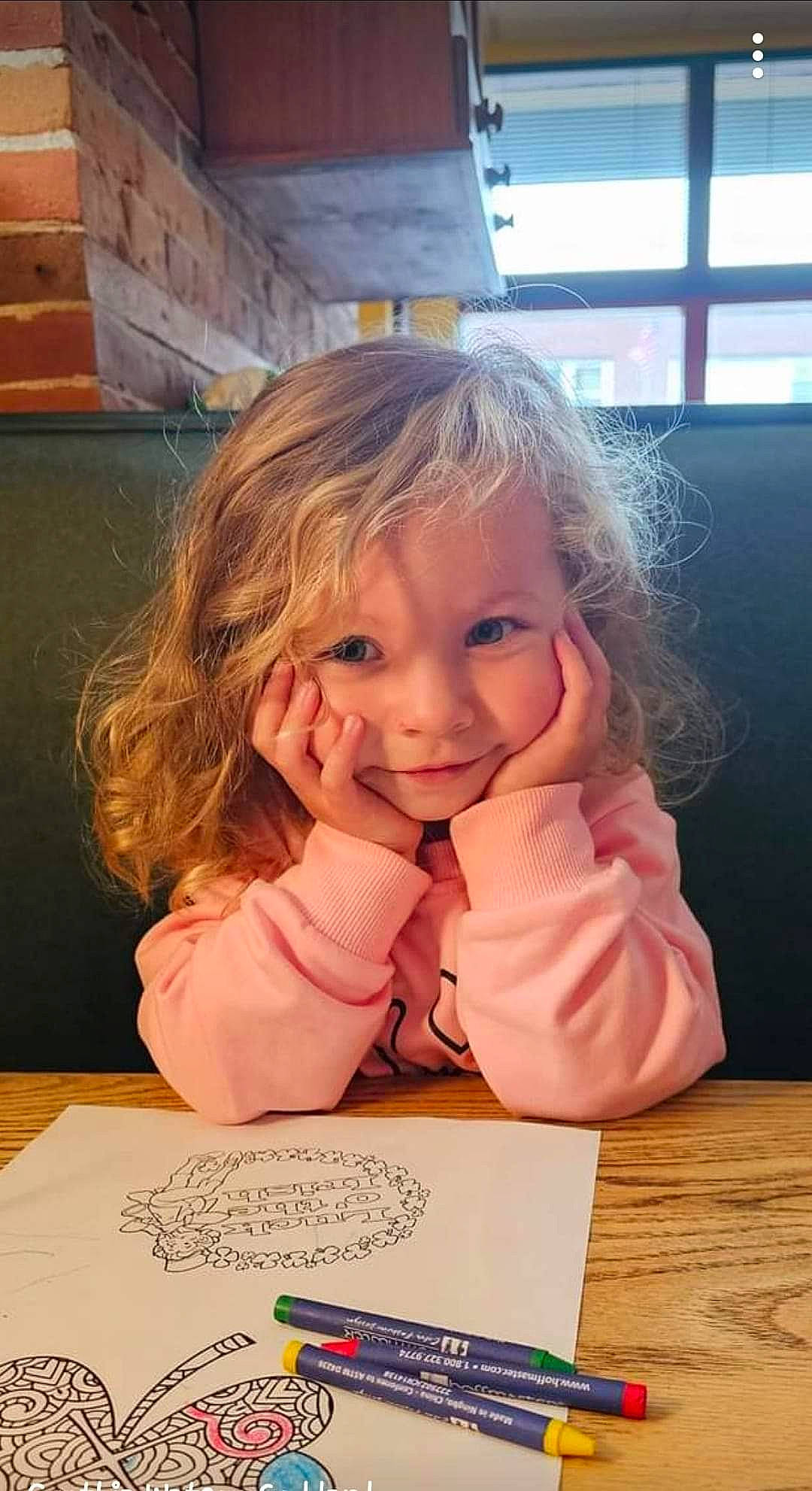 Cadence is registered to the contest to win money with this photo: baby_toddler_clothing, cheek, child, flooring, fun, handwriting, happy, hardwood, iris, nail, person, play, room, smile, table, thumb, toddler, varnish, window, wood