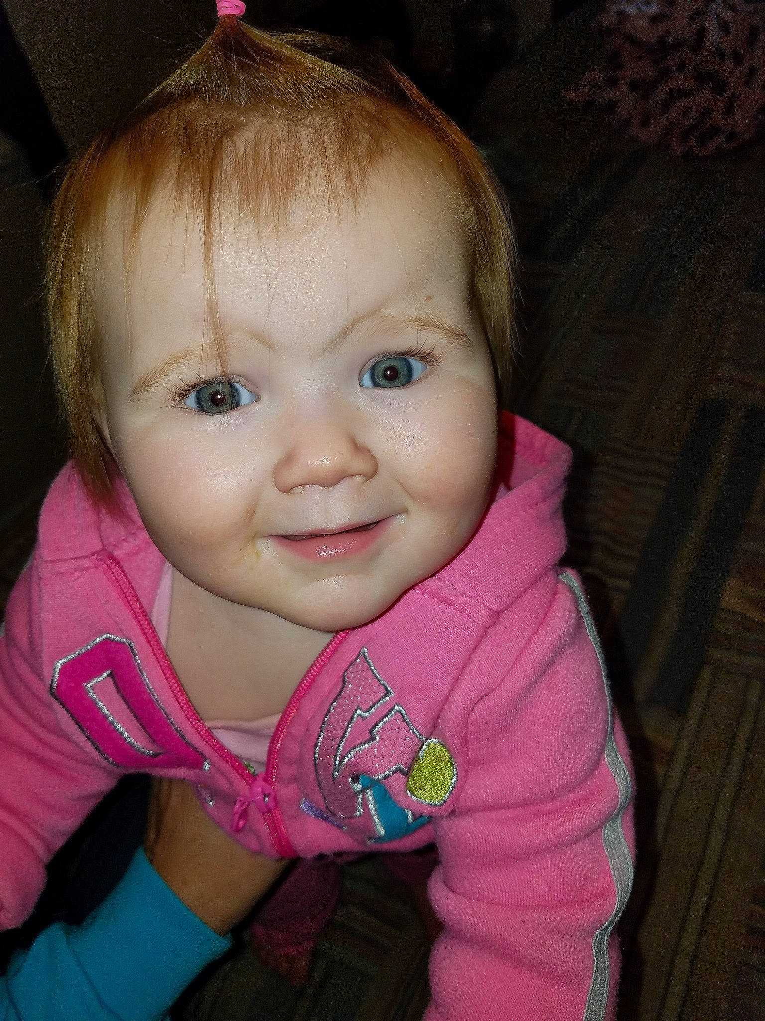 Blakelynn is registered to the contest to win money with this photo: baby, beauty, cheek, child, chin, eye, face, forehead, hair, head, iris, joy, lip, nose, organ, people, person, pink, skin, smile