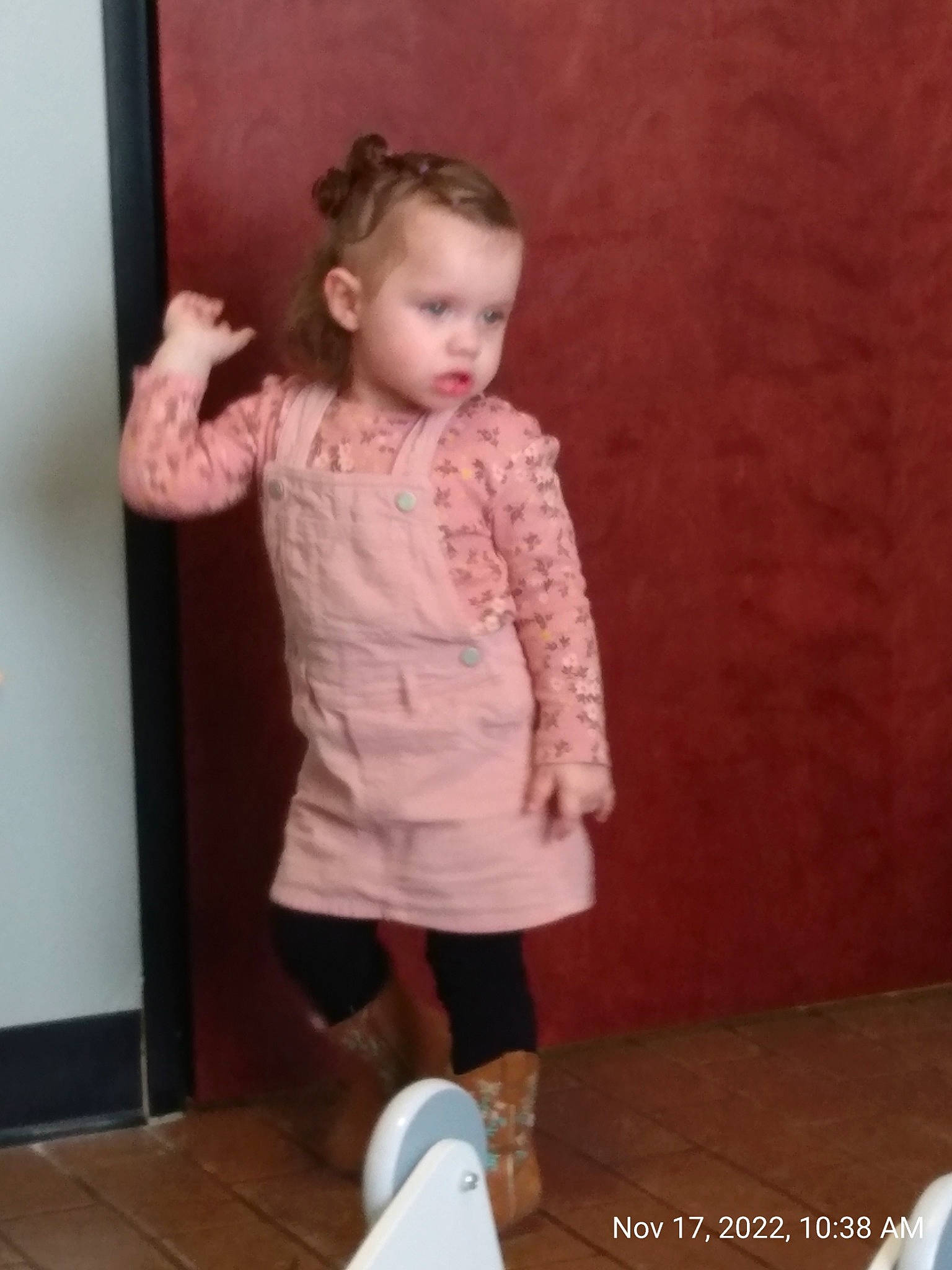 Richlyn joined the competition — help win amazing prizes! arm, baby_toddler_clothing, child, fashion_design, flooring, fur, human_leg, joint, knee, leg, magenta, pattern, person, room, sleeve, sock, thigh, toddler, trunk, waist