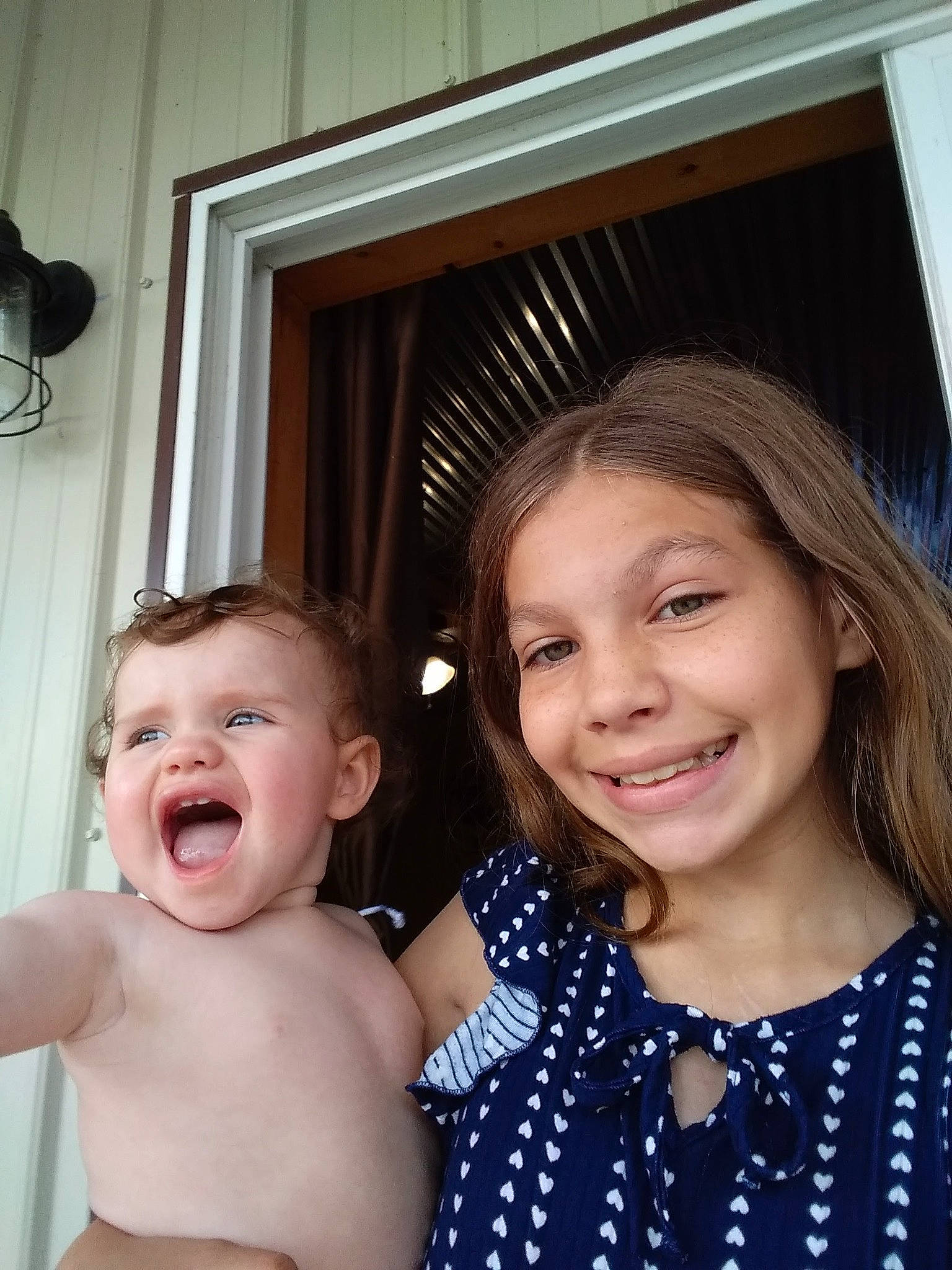 Leigha is registered to the contest to win money with this photo: baby, cheek, child, chin, eye, eyebrow, eyelash, flash_photography, fun, gesture, hairstyle, happy, iris, joy, lamp, lip, nose, person, skin, smile