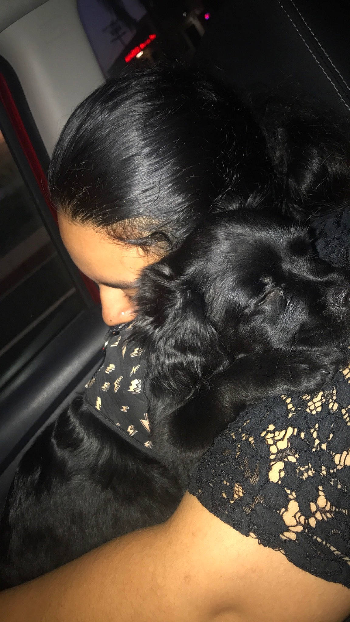 Frenchie is registered to the contest to win money with this photo: black_hair, brown_hair, carnivore, comfort, companion_dog, dog, dog_breed, ear, elbow, eyelash, fashion_accessory, foot, fur, gesture, human_leg, nail, neck, sporting_group, tail, thigh