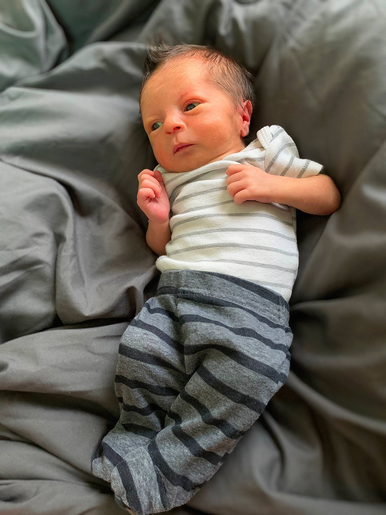 Atticus joined the competition — help win amazing prizes! abdomen, baby, baby_products, baby_toddler_clothing, bedding, bedtime, cheek, child, comfort, eye, gesture, head, linens, person, sitting, skin, sleep, sleeve, t_shirt, toddler