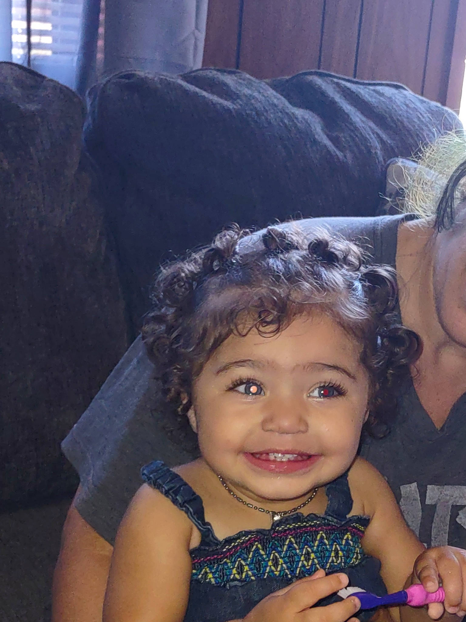 Charlee is registered to the contest to win money with this photo: art, child, comfort, ear, event, eyelash, fashion_accessory, fun, fur, hair_accessory, happy, headpiece, iris, jewellery, joy, organ, person, personal_protective_equipment, purple, selfie