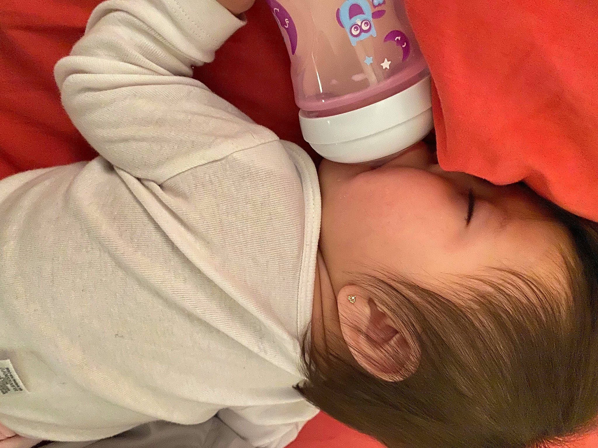 Amy is registered to the contest to win money with this photo: baby, baby_sleeping, baby_toddler_clothing, cap, cheek, child, comfort, eyelash, finger, gesture, hand, happy, head, headgear, helmet, mouth, nail, nose, person, skin