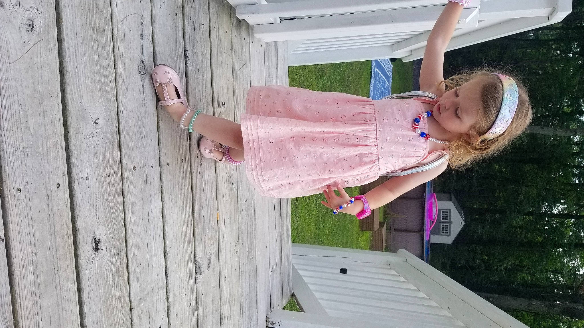 Mariangela joined the competition — help win amazing prizes! blond, fun, person, pink, vacation, wood