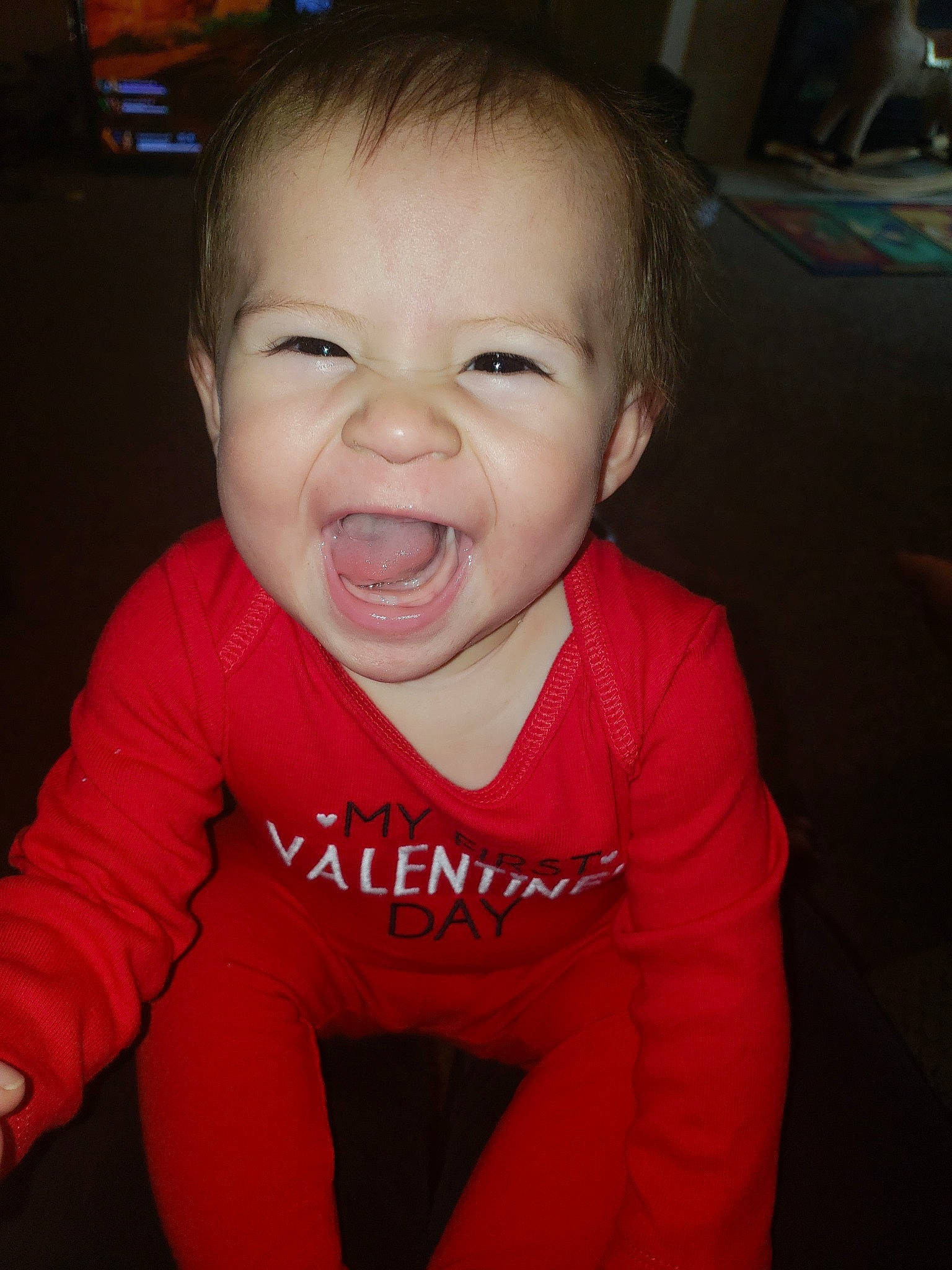 Veronica joined the competition — help win amazing prizes! baby, beauty, cheek, child, chin, eye, face, facial_expression, forehead, head, iris, laugh, lip, mouth, nose, organ, person, skin, smile, standing