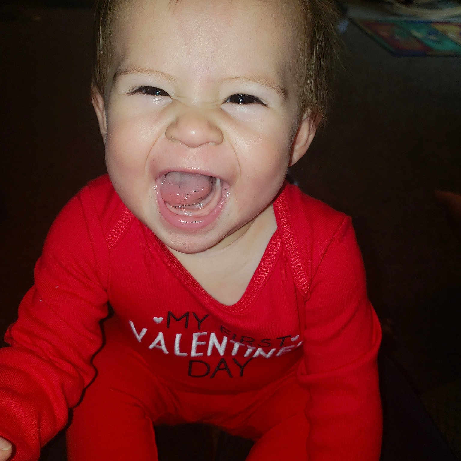 Veronica joined the competition — help win amazing prizes! baby, beauty, cheek, child, chin, eye, face, facial_expression, forehead, head, iris, laugh, lip, mouth, nose, organ, person, skin, smile, standing