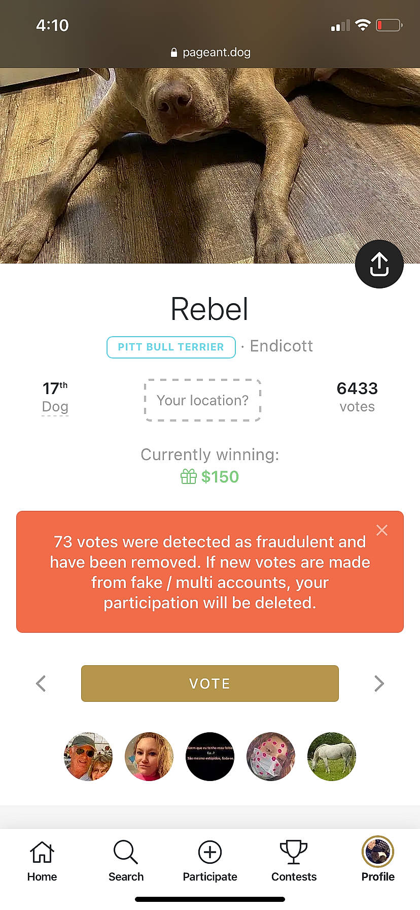 Rebel joined the competition — help win amazing prizes! advertising, brand, communication_device, electronic_device, font, fur, gesture, line, logo, magenta, material_property, mobile_phone, multimedia, people, portable_communications_device, product, red, screenshot, web_page, website