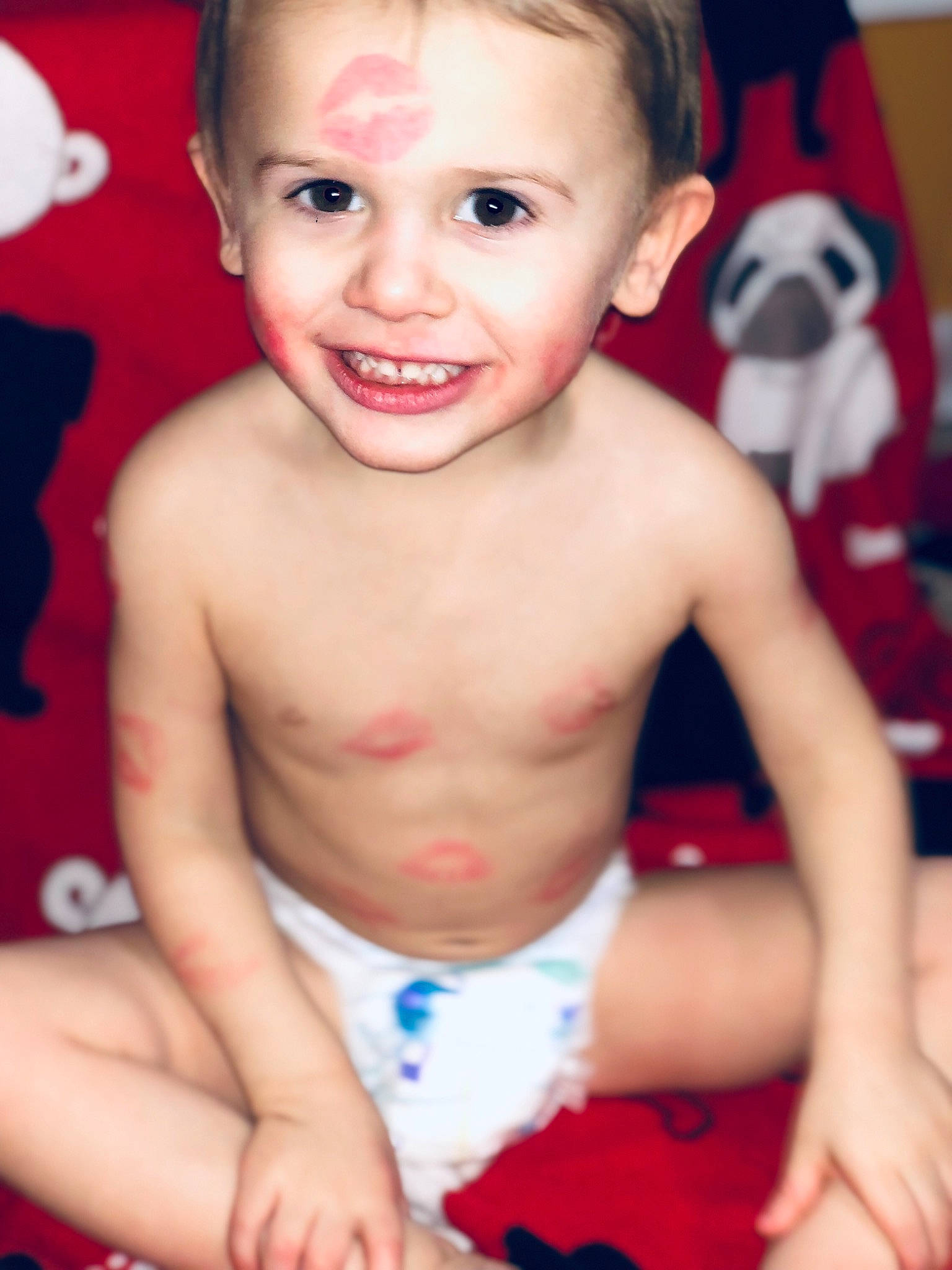 Michael joined the competition — help win amazing prizes! baby, cheek, child, child_model, eye, face, facial_expression, happy, head, joy, person, red, skin, smile, toddler