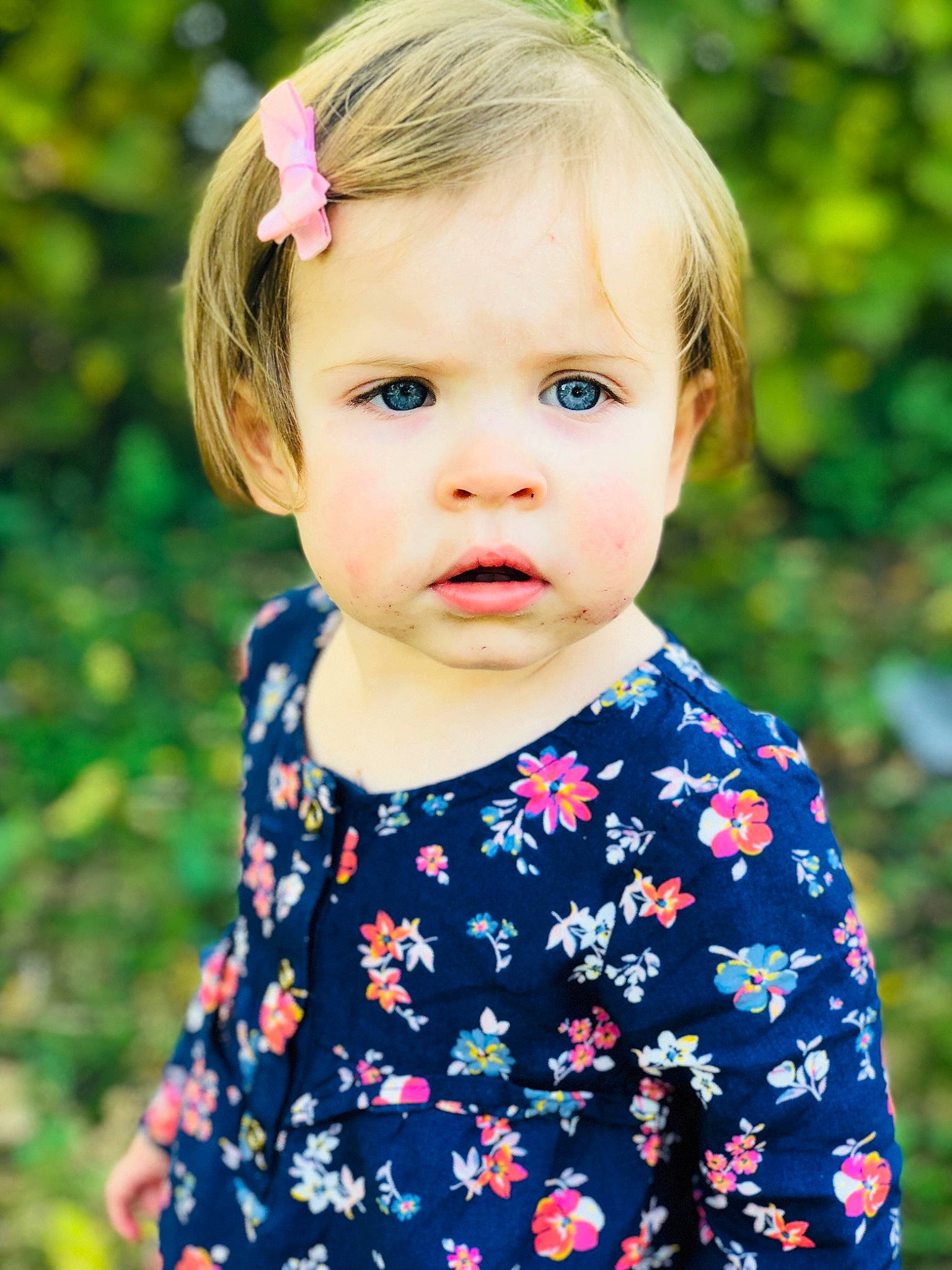 Preslee joined the competition — help win amazing prizes! baby, blond, cheek, child, child_model, dress, eye, face, grass, lip, outerwear, pattern, people_in_nature, person, photography, portrait, portrait_photography, skin, spring, toddler