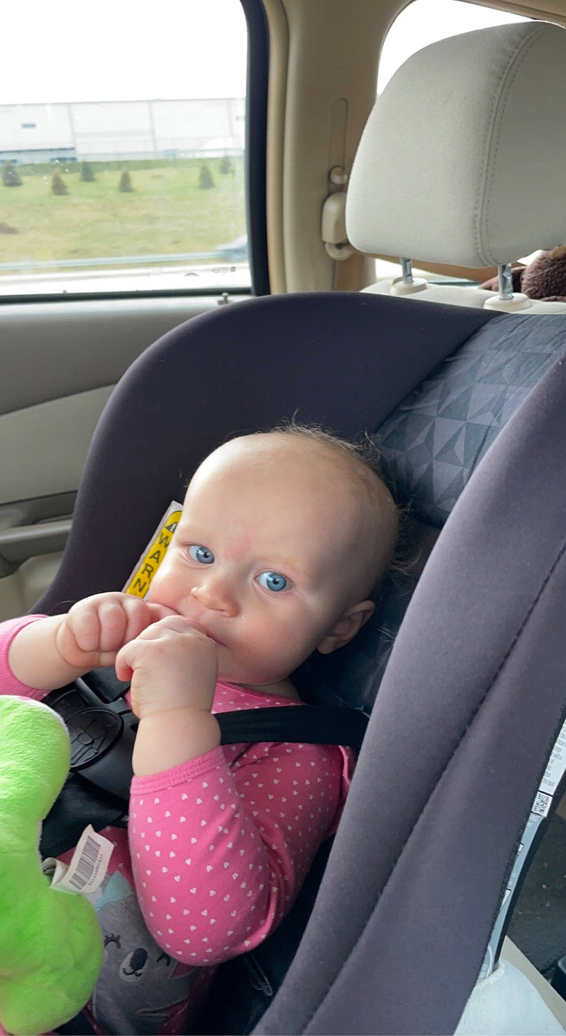 Paris joined the competition — help win amazing prizes! auto_part, automotive_design, automotive_exterior, baby, baby_toddler_clothing, car, car_seat, car_seat_cover, child, family_car, head_restraint, motor_vehicle, person, seat_belt, steering_wheel, thigh, thumb, toddler, toy, vehicle_door