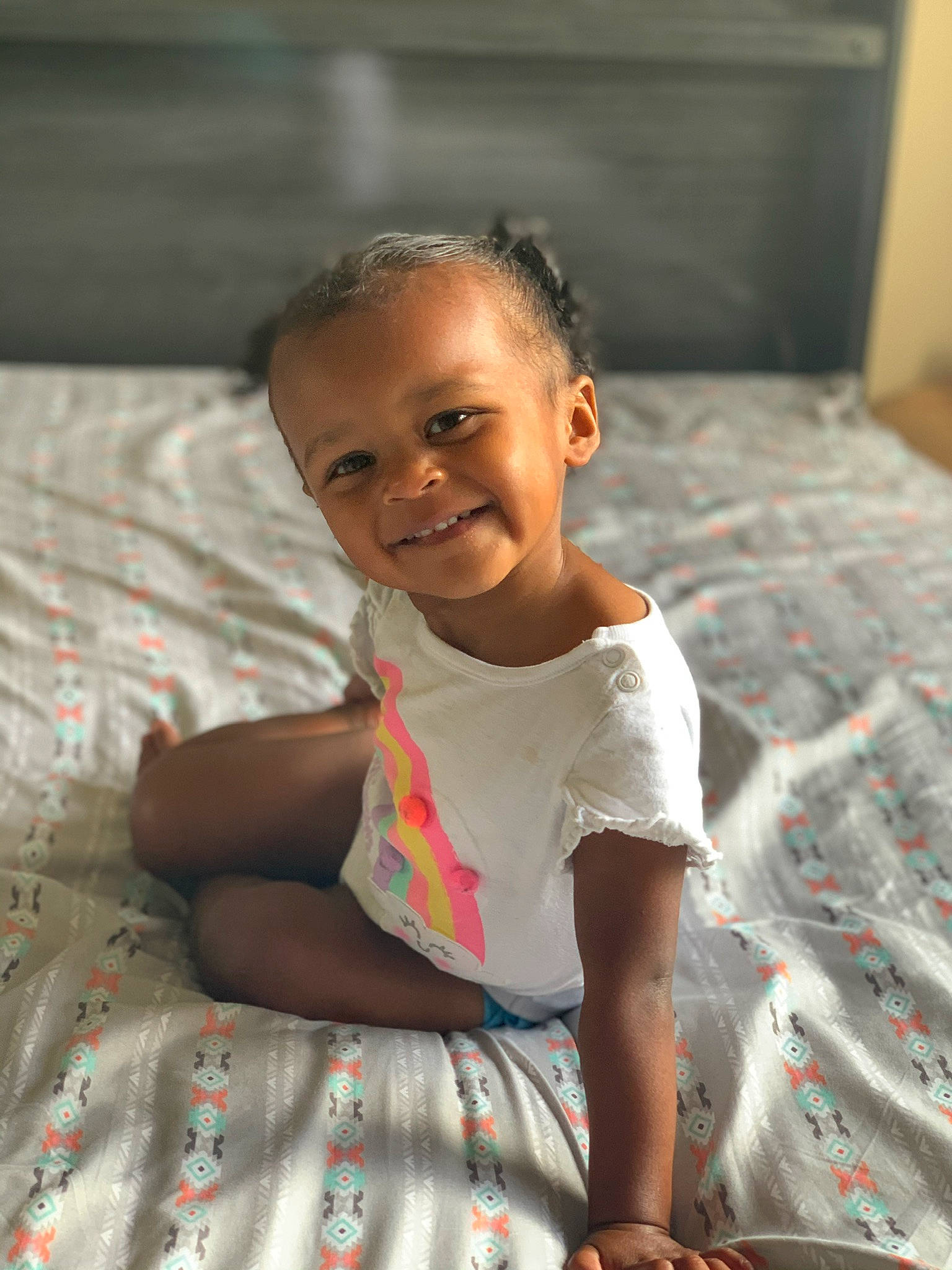 Skylar is registered to the contest to win money with this photo: adaptation, baby, child, eye, face, facial_expression, happy, head, human, joy, leg, linens, people, person, pink, sitting, skin, smile, summer, textile