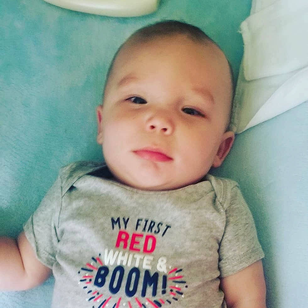 Ernest is registered to the contest to win money with this photo: baby, baby_making_funny_faces, baby_toddler_clothing, beauty, cheek, child, chin, cool, eye, face, facial_expression, forehead, head, lip, nose, person, product, skin, smile, t_shirt