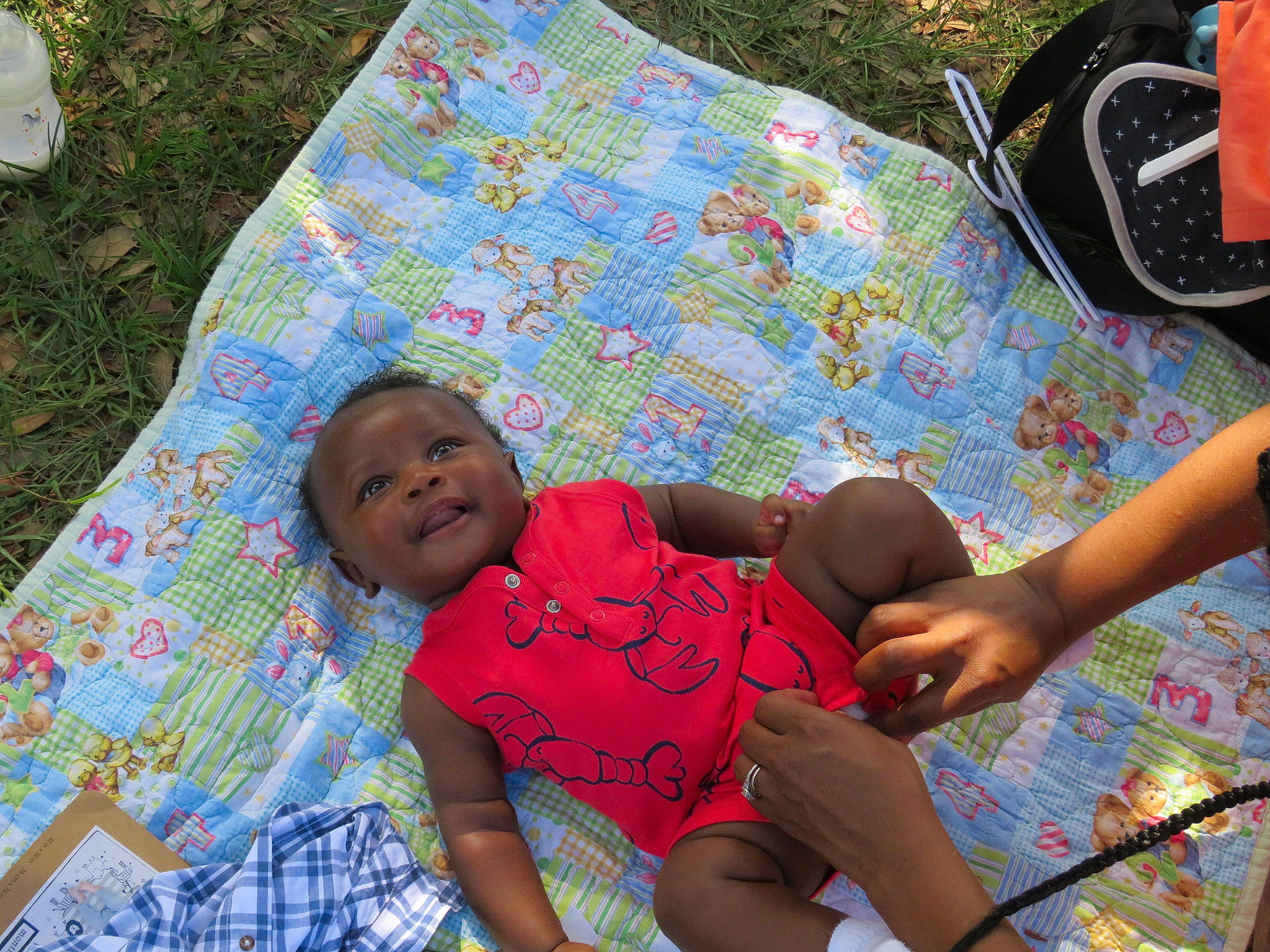 Daniel joined the competition — help win amazing prizes! adaptation, baby, beauty, book, child, fun, grass, happy, leisure, linens, pattern, people_in_nature, person, pink, product, smile, summer, textile, thigh, toddler