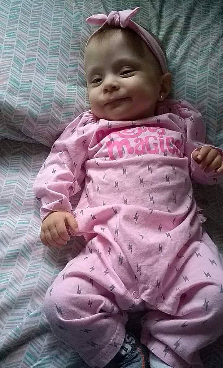 Lilian joined the competition — help win amazing prizes! baby, baby_products, baby_toddler_clothing, cheek, child, eye, head, headwear, iris, person, pink, product, skin, smile, toddler