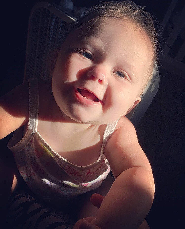 Kynsleigh joined the competition — help win amazing prizes! baby, beauty, cheek, child, chin, cool, eye, face, facial_expression, hair, hairstyle, head, light, lip, nose, organ, person, skin, sky, smile