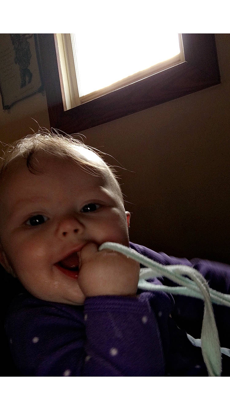 Kynsleigh joined the competition — help win amazing prizes! baby, cheek, child, chin, ear, eye, face, facial_expression, head, lip, mouth, nose, organ, person, photography, skin, smile, toddler, tooth