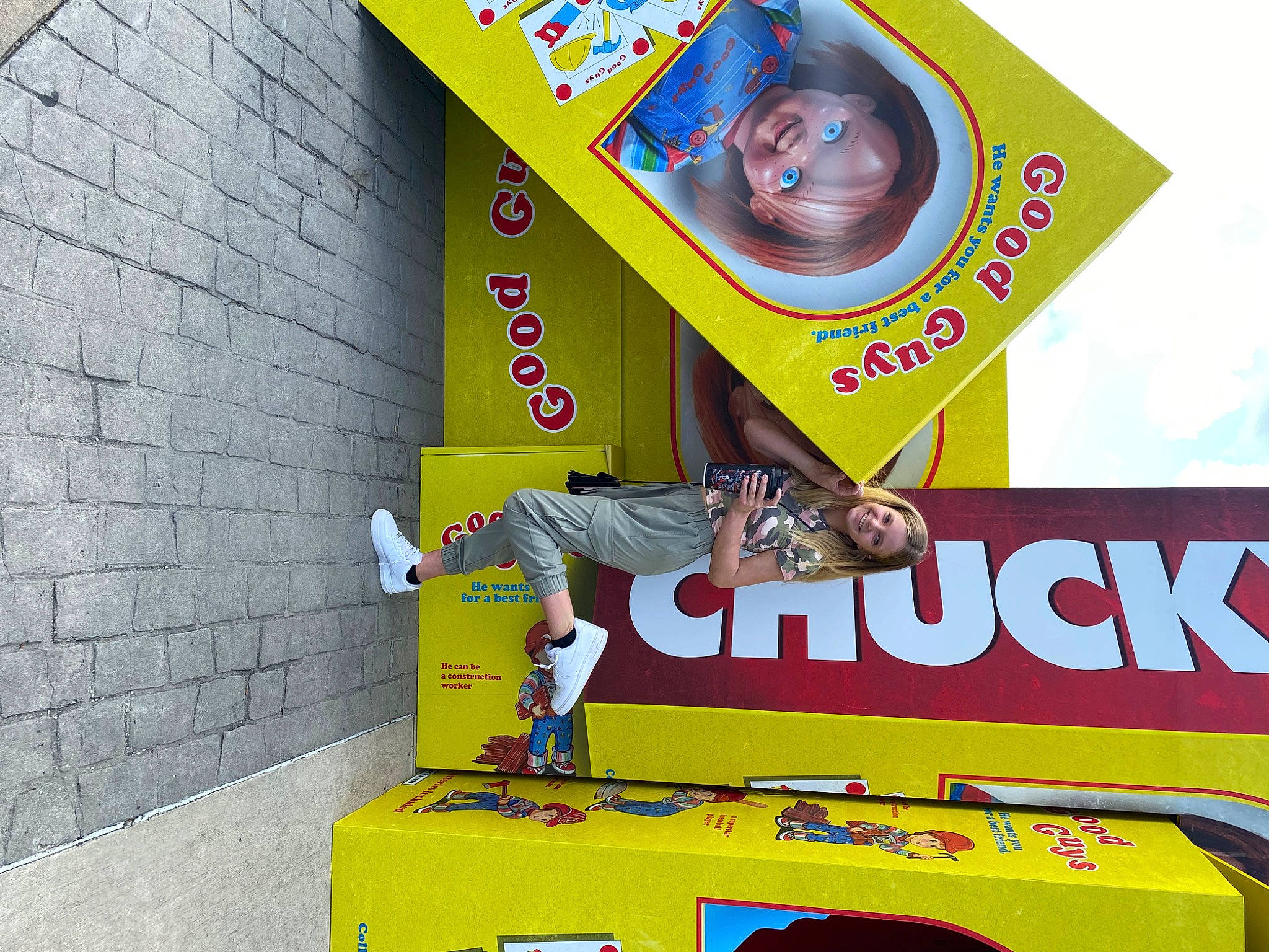 Lacie joined the competition — help win amazing prizes! advertising, automotive_exterior, banner, brand, cloud, font, fun, happy, joy, logo, motor_vehicle, person, sign, signage, sky, snack, tire, vehicle, wheel, yellow