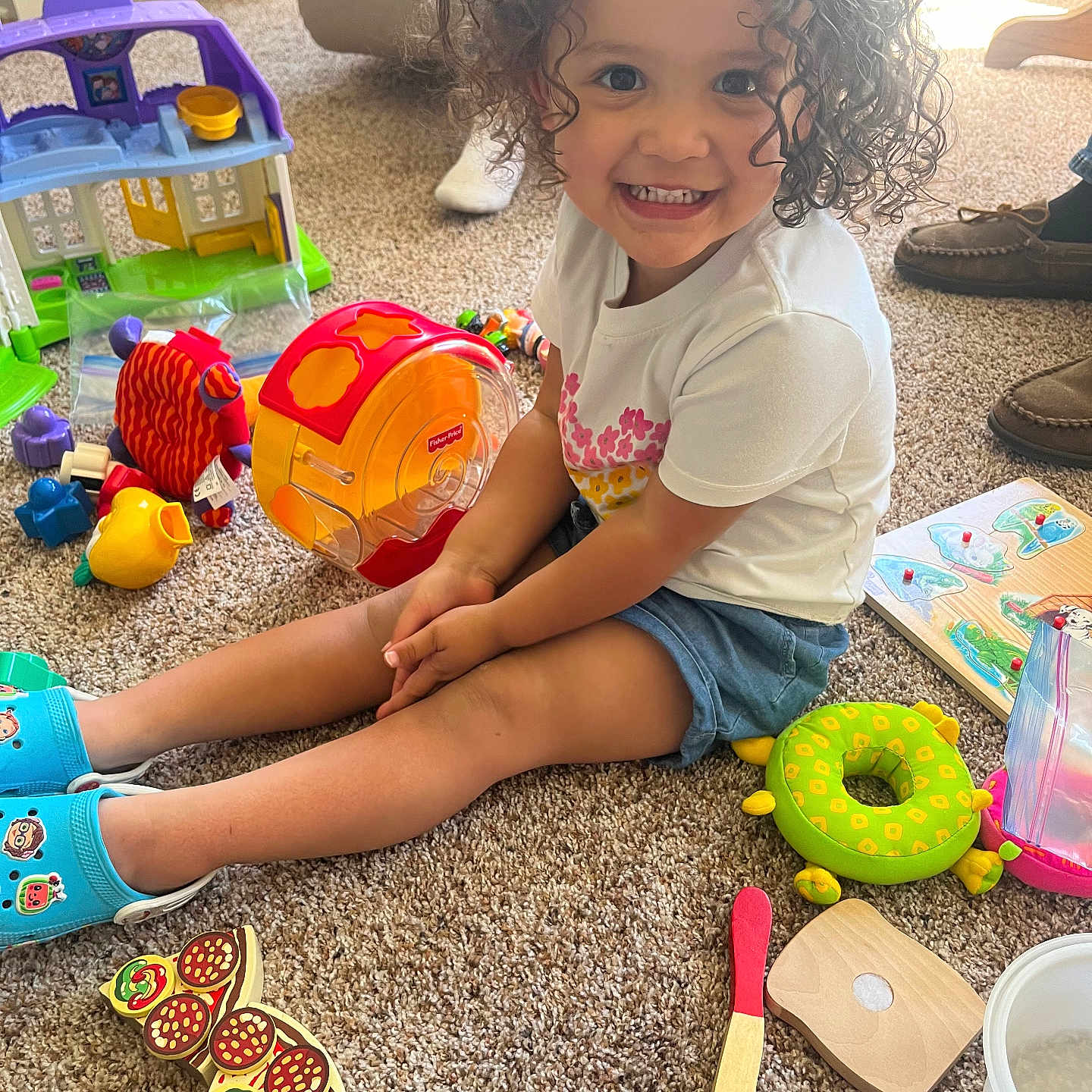 Madelyn is registered to the contest to win money with this photo: architecture, building, child, clothing, couch, cream, dessert, face, female, food, footwear, furniture, girl, head, icing, person, photography, portrait, shoe, sweets