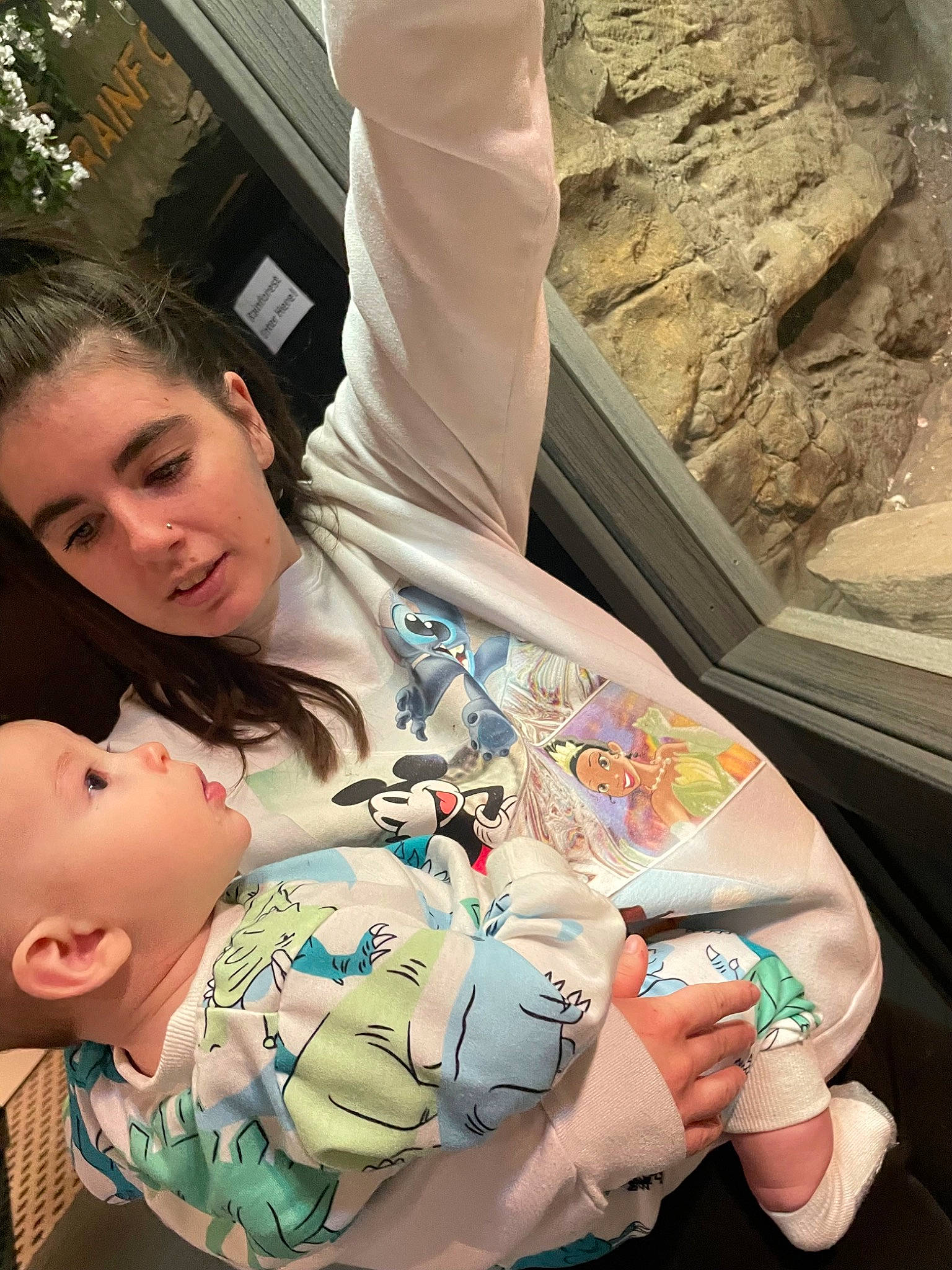 Karter joined the competition — help win amazing prizes! abdomen, baby, child, comfort, finger, fun, hand, happy, human_leg, joint, lap, leisure, linens, person, rock, sitting, thigh, toddler, tree, trunk