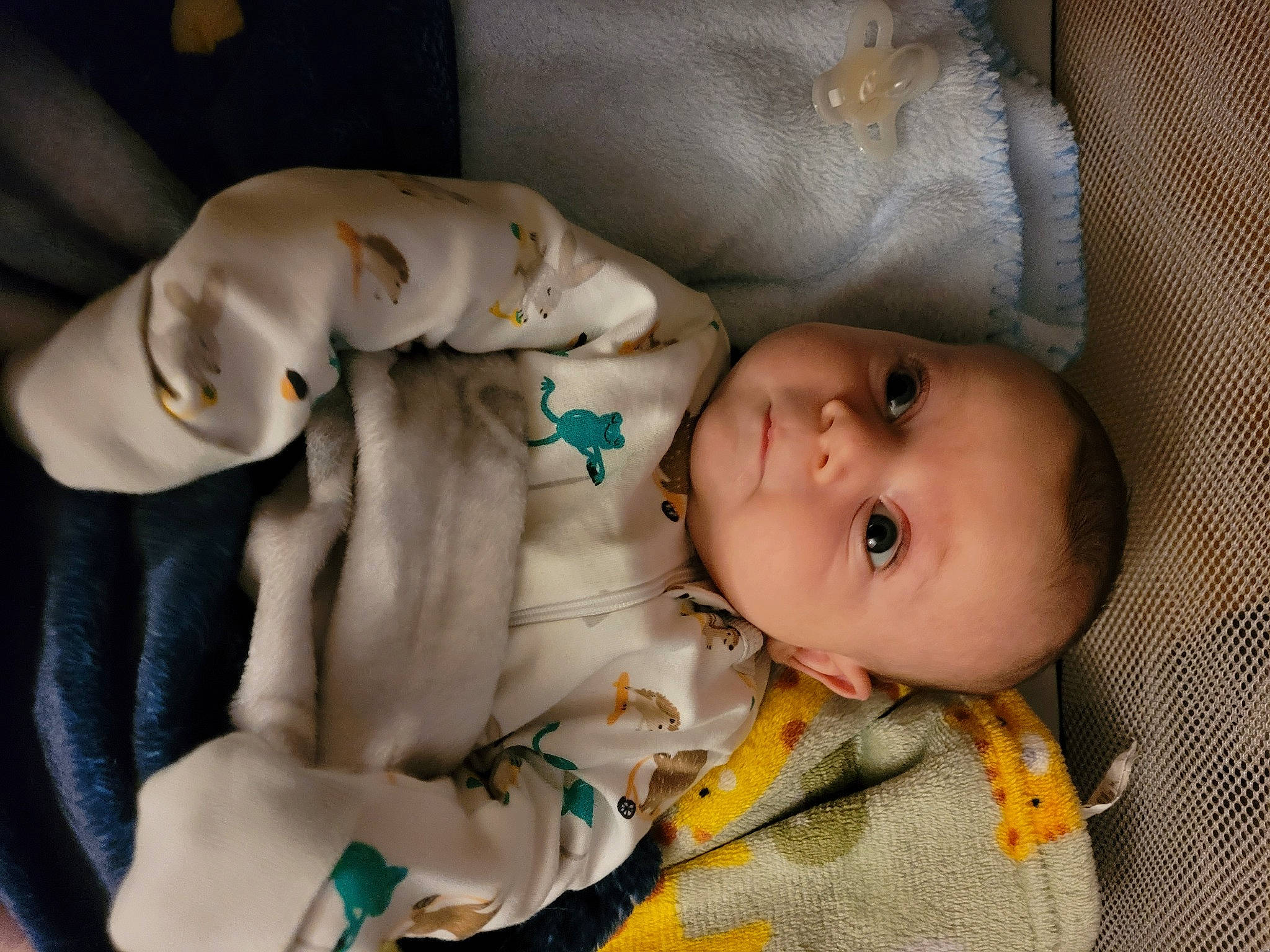 Ryan joined the competition — help win amazing prizes! baby, baby_products, baby_safety, baby_sleeping, baby_toddler_clothing, bedtime, cheek, child, comfort, eye, human_body, iris, linens, mammal, nose, person, product, room, skin, textile