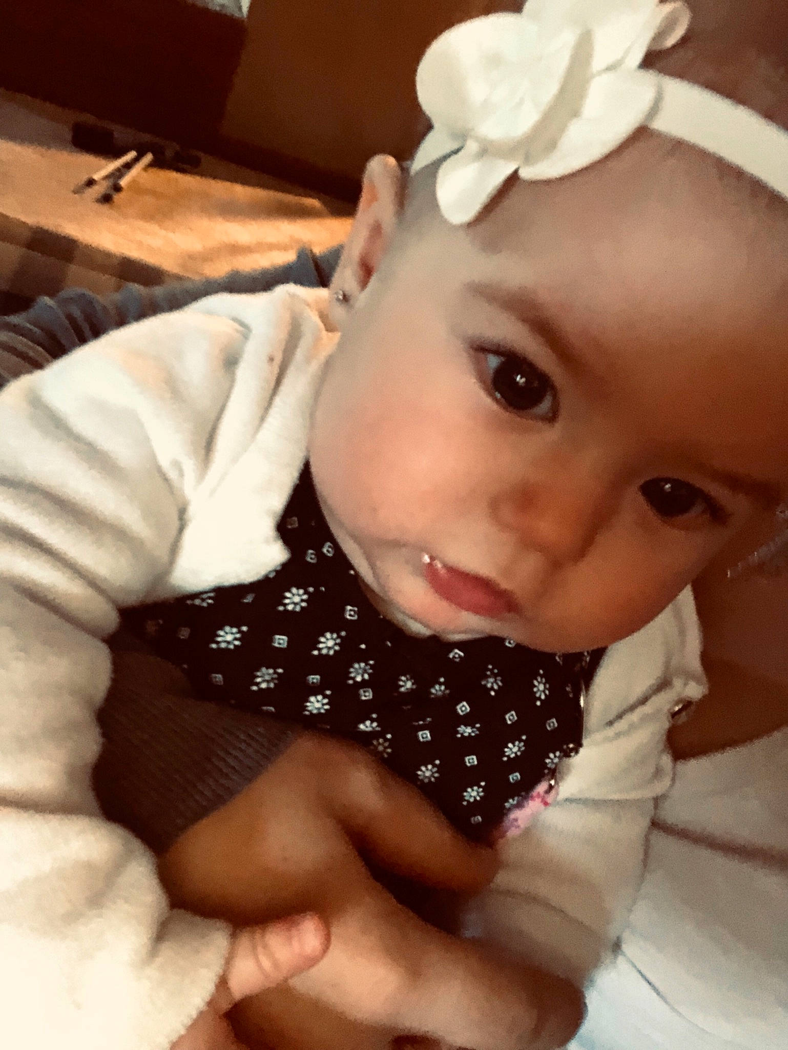 Kambree joined the competition — help win amazing prizes! baby, cheek, child, design, ear, eye, eyebrow, face, finger, forehead, hair_accessory, head, headband, headgear, lip, mouth, nose, person, polka_dot, skin