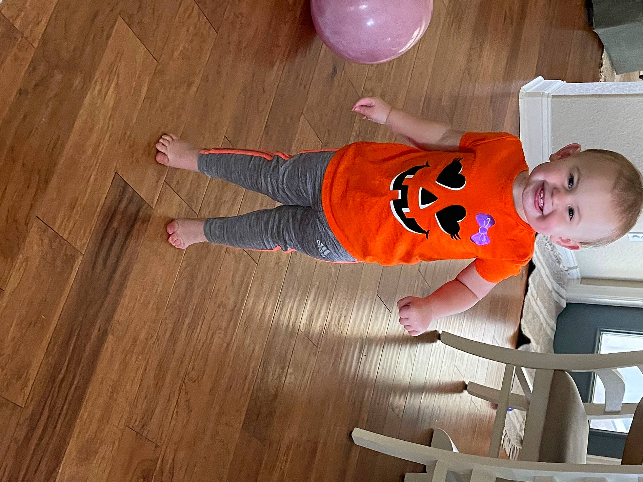Everley joined the competition — help win amazing prizes! baby, baby_toddler_clothing, balloon, chair, child, floor, flooring, fun, happy, hardwood, joy, knee, laminate_flooring, person, plank, sleeve, smile, toddler, varnish, wood