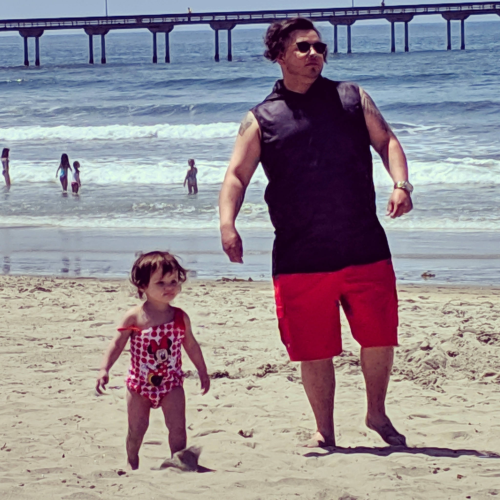 Ivey joined the competition — help win amazing prizes! beach, child, coast, father, fun, gesture, happy, holiday, ocean, people, people_on_beach, person, sand, sea, sky, smile, summer, toddler, tourism, vacation