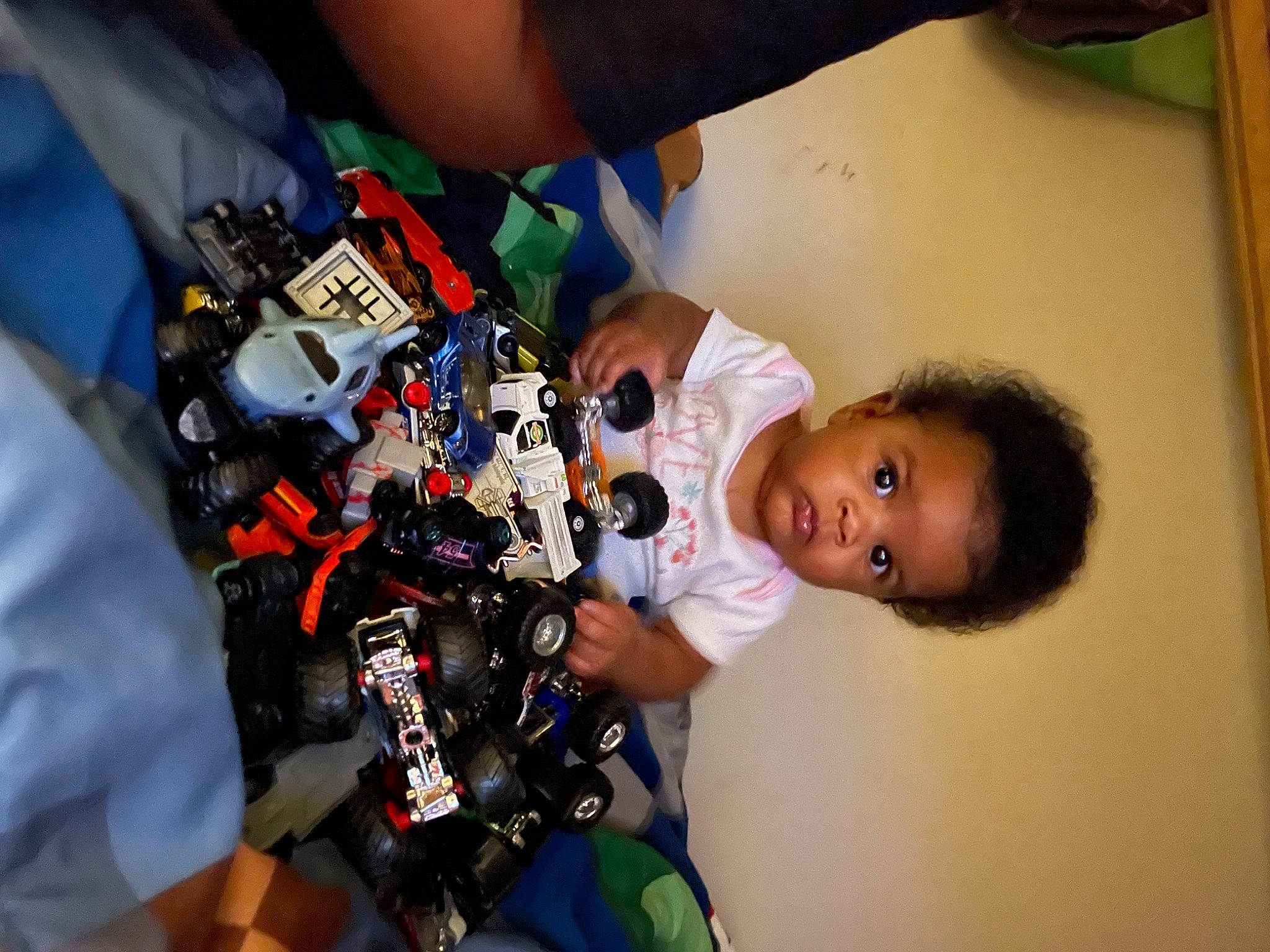 Jaiden joined the competition — help win amazing prizes! baby, baby_products, child, electric_blue, fun, happy, person, personal_protective_equipment, play, room, toddler