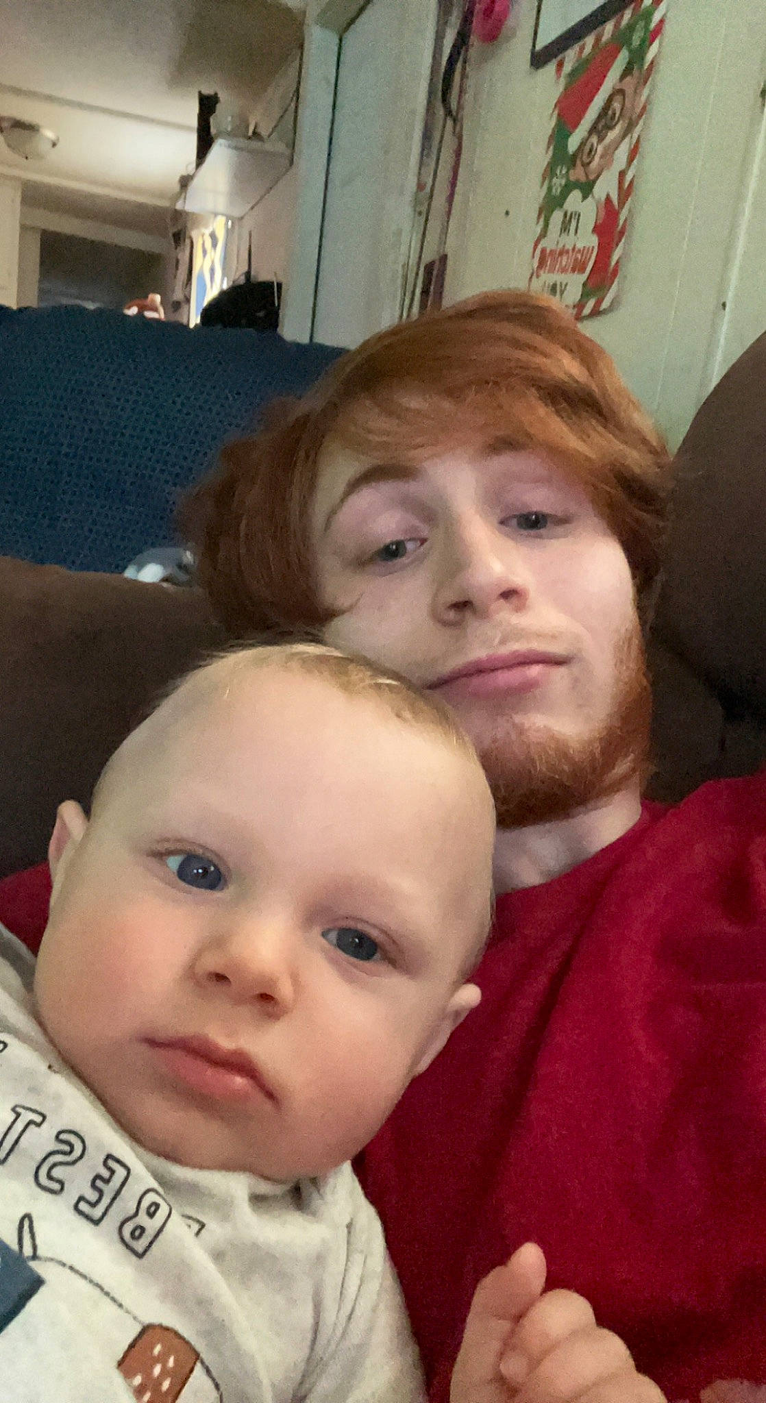 Roman is registered to the contest to win money with this photo: baby, beard, cheek, child, chin, comfort, eye, eyebrow, face, facial_expression, forehead, fun, happy, head, iris, lip, mouth, nose, person, skin