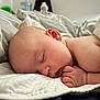 Myla joined the competition — help win amazing prizes! baby, sleeping, blanket, bed, skin, peaceful, closeup, infant, soft, cozy, indoors, child, face, hand, nap, rest, quiet, newborn, comfort, relaxation