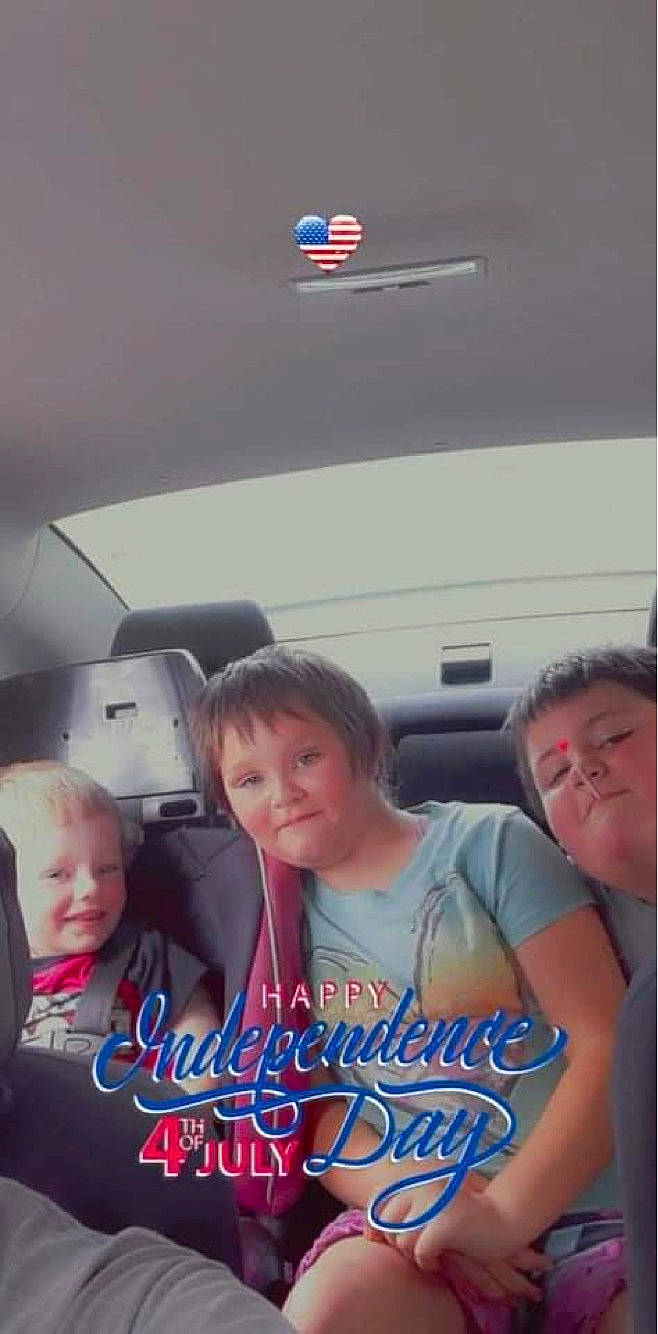 Nancy Sue joined the competition — help win amazing prizes! air_travel, auto_part, automotive_design, automotive_exterior, automotive_window_part, child, family_car, finger, fun, gesture, happy, leisure, luxury_vehicle, motor_vehicle, mouth, person, personal_luxury_car, t_shirt, travel, vehicle_door